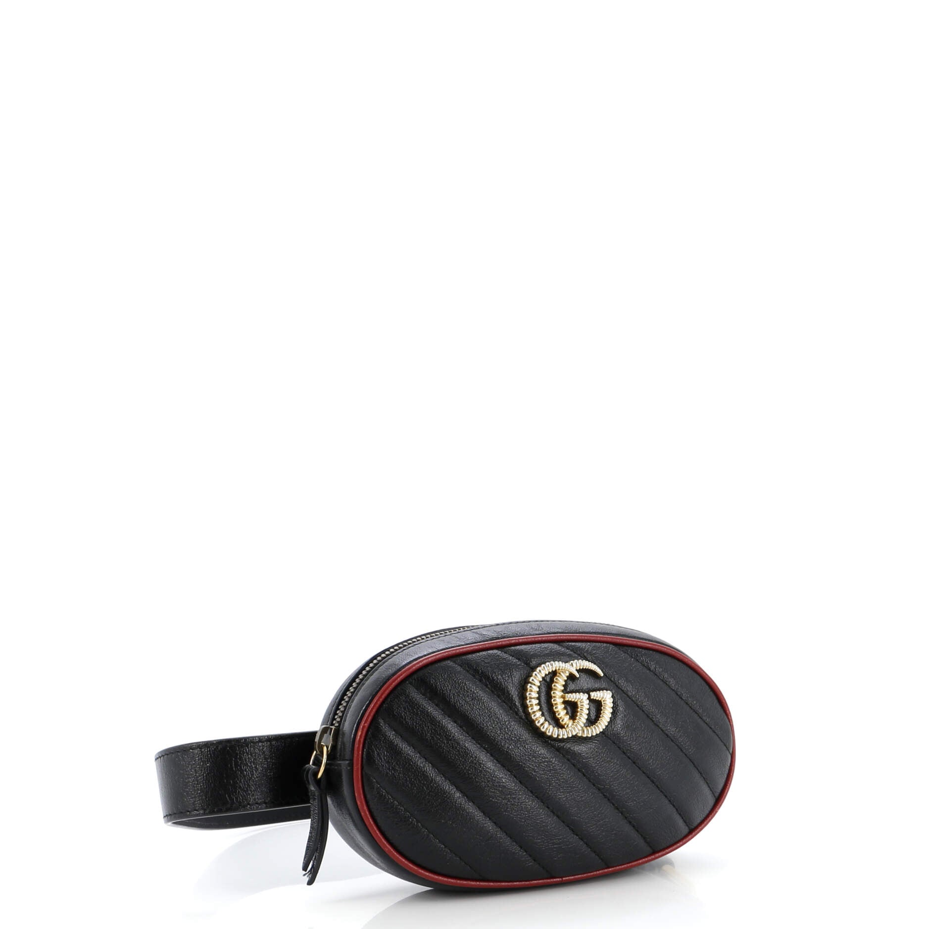 GG Marmont Belt Bag Diagonal Quilted Leather