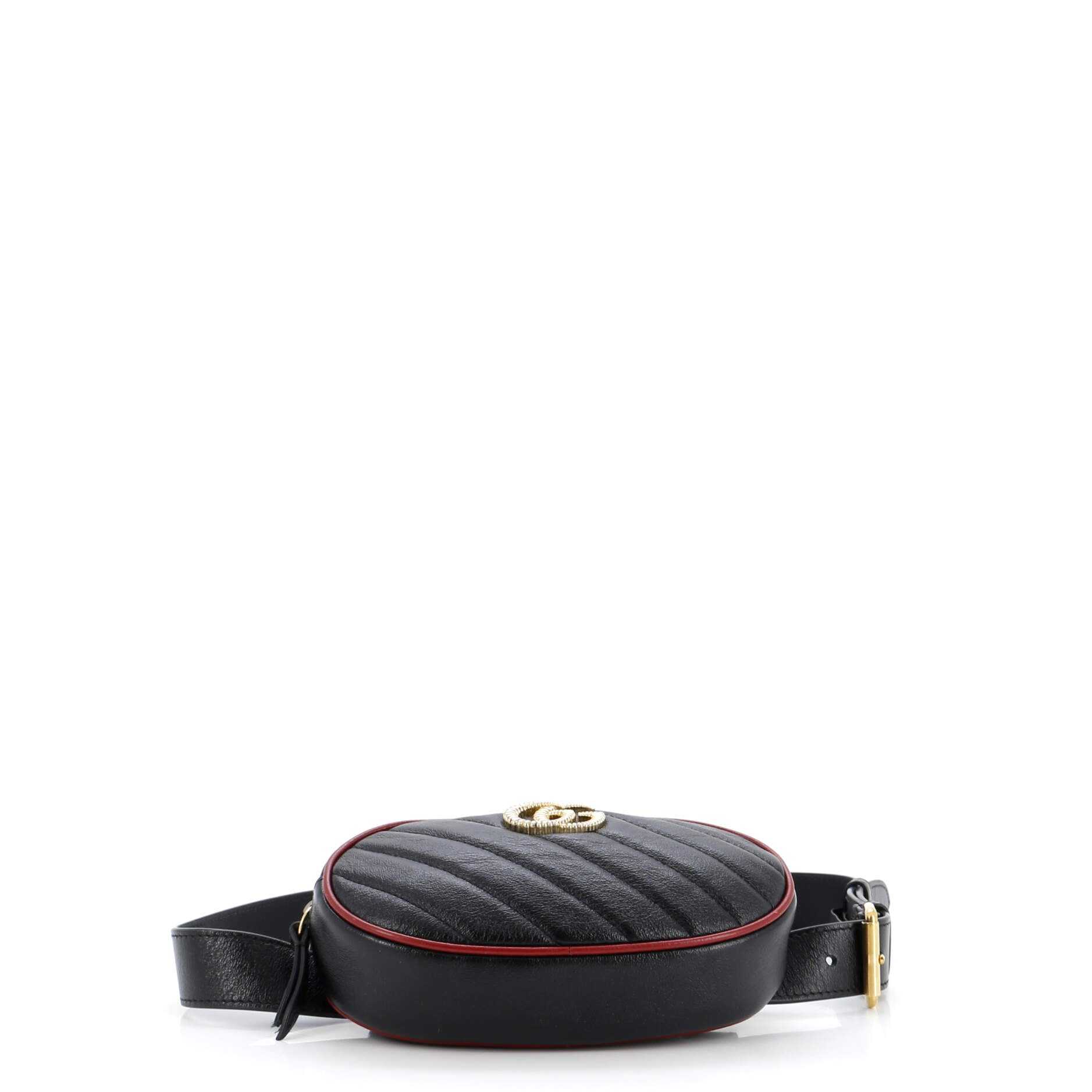 GG Marmont Belt Bag Diagonal Quilted Leather