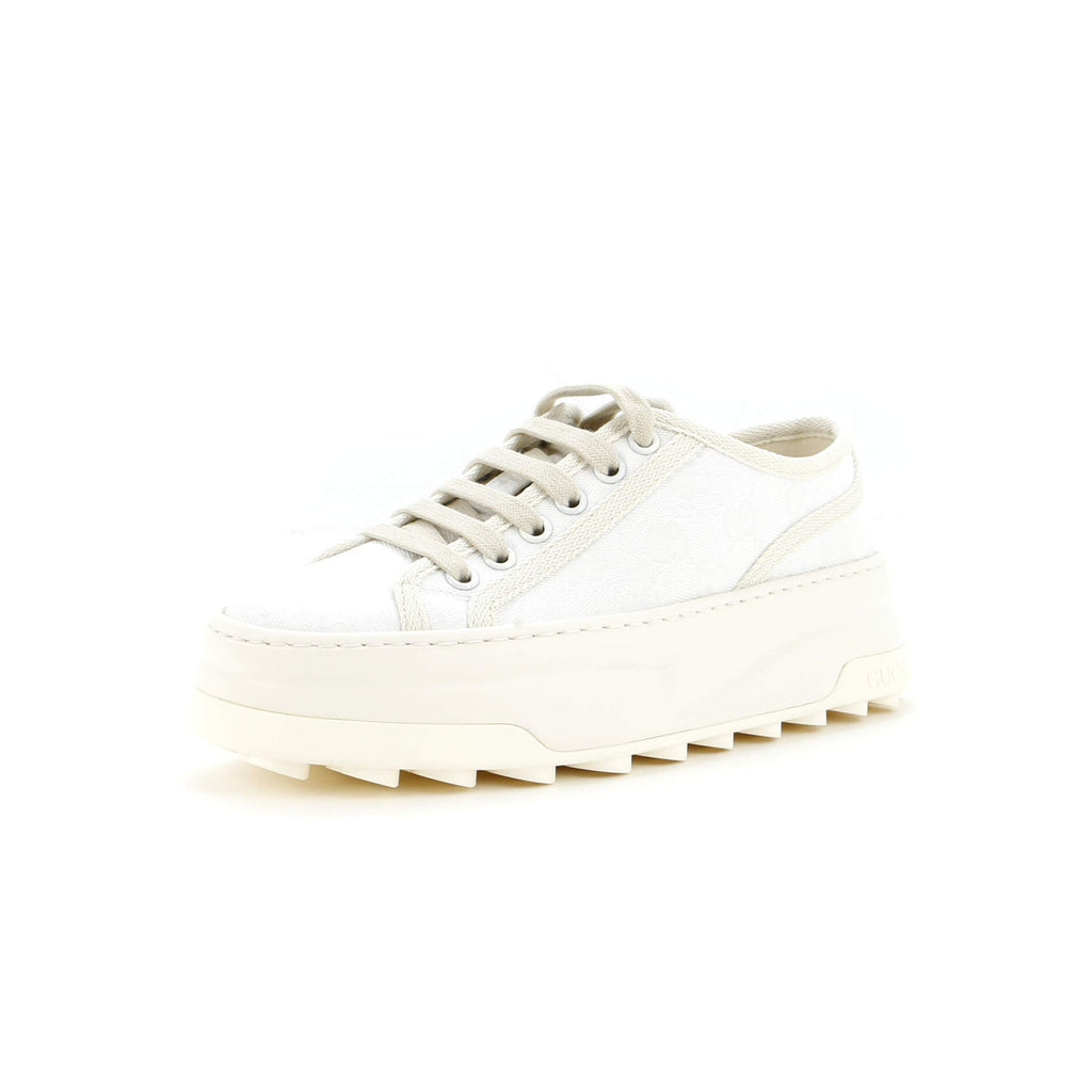 Women's 1977 Tennis Platform Sneakers GG Canvas