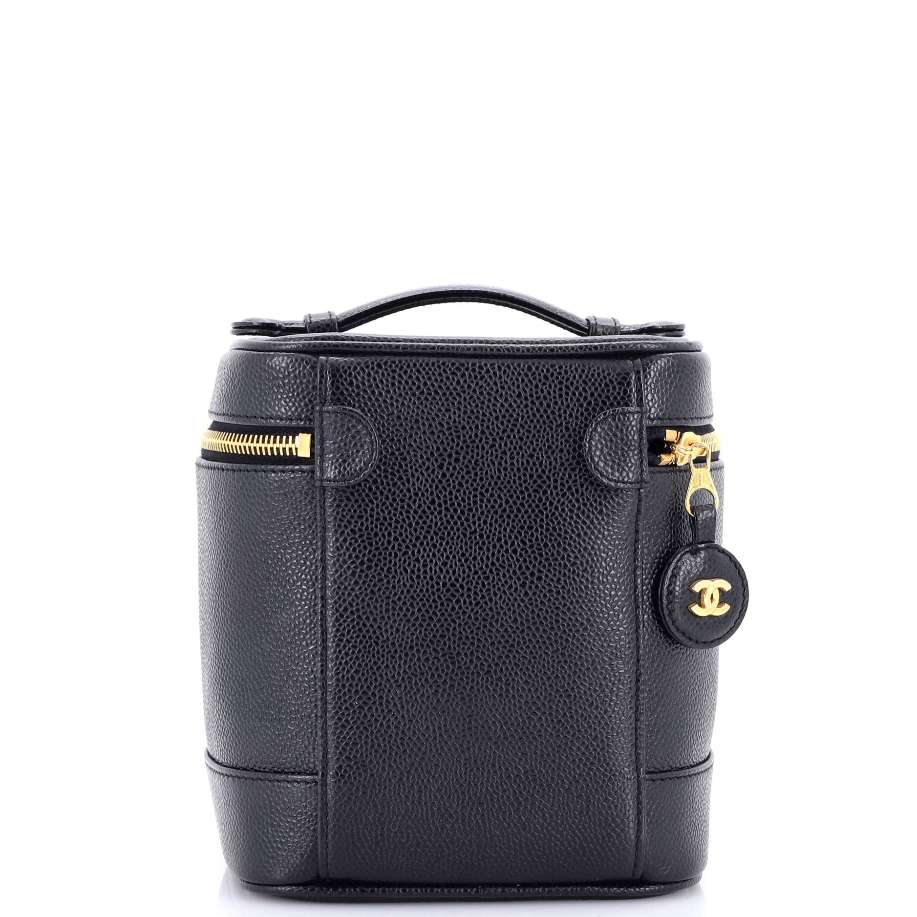 Vintage Timeless Cosmetic Case Caviar Tall