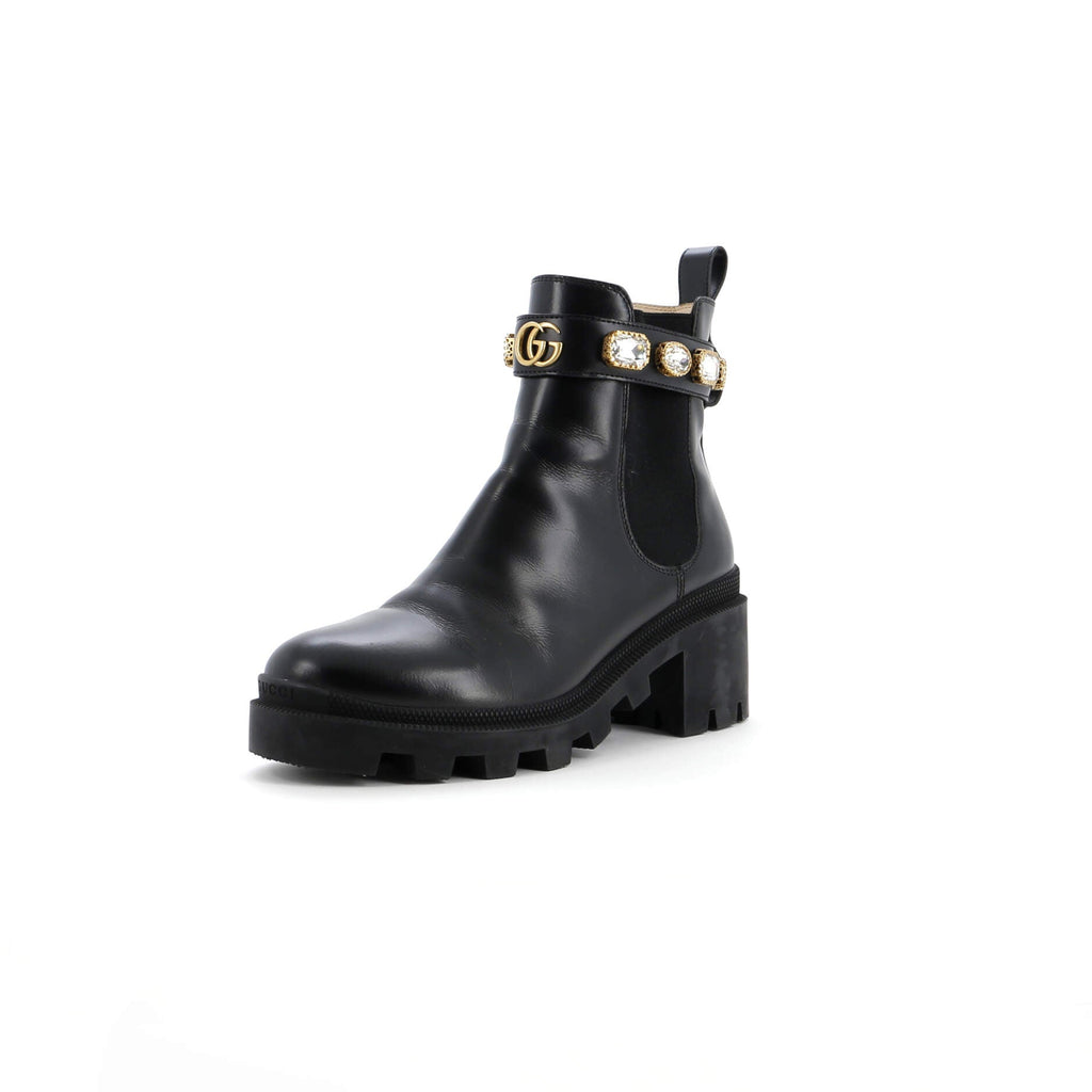 Women's Trip Boots Embellished Leather