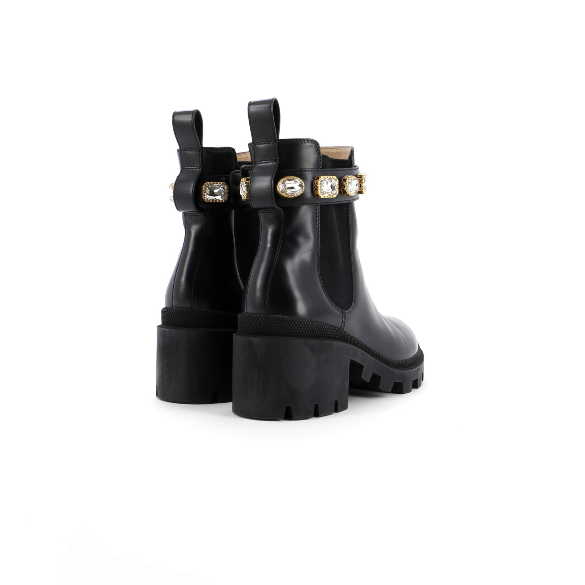 Women's Trip Boots Embellished Leather
