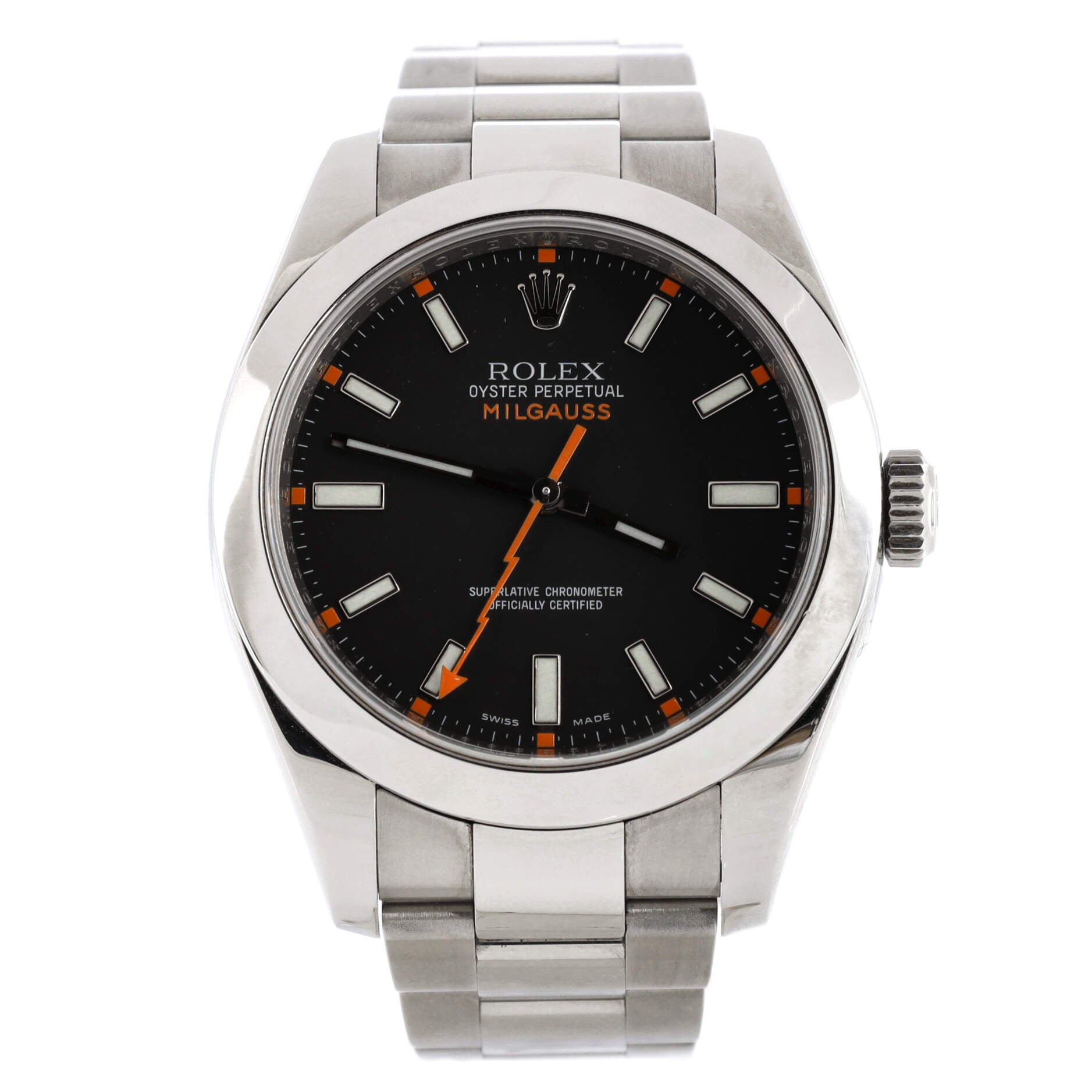 Oyster Perpetual Milgauss Automatic Watch Stainless Steel 40