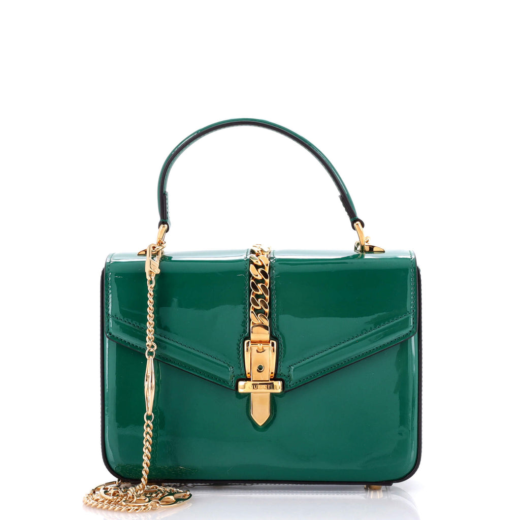 Sylvie 1969 Top Handle Bag Patent Mini