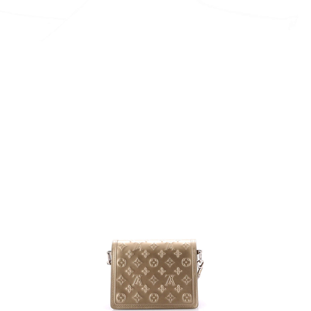 Dauphine Shoulder Bag Monogram Seal Leather Mini