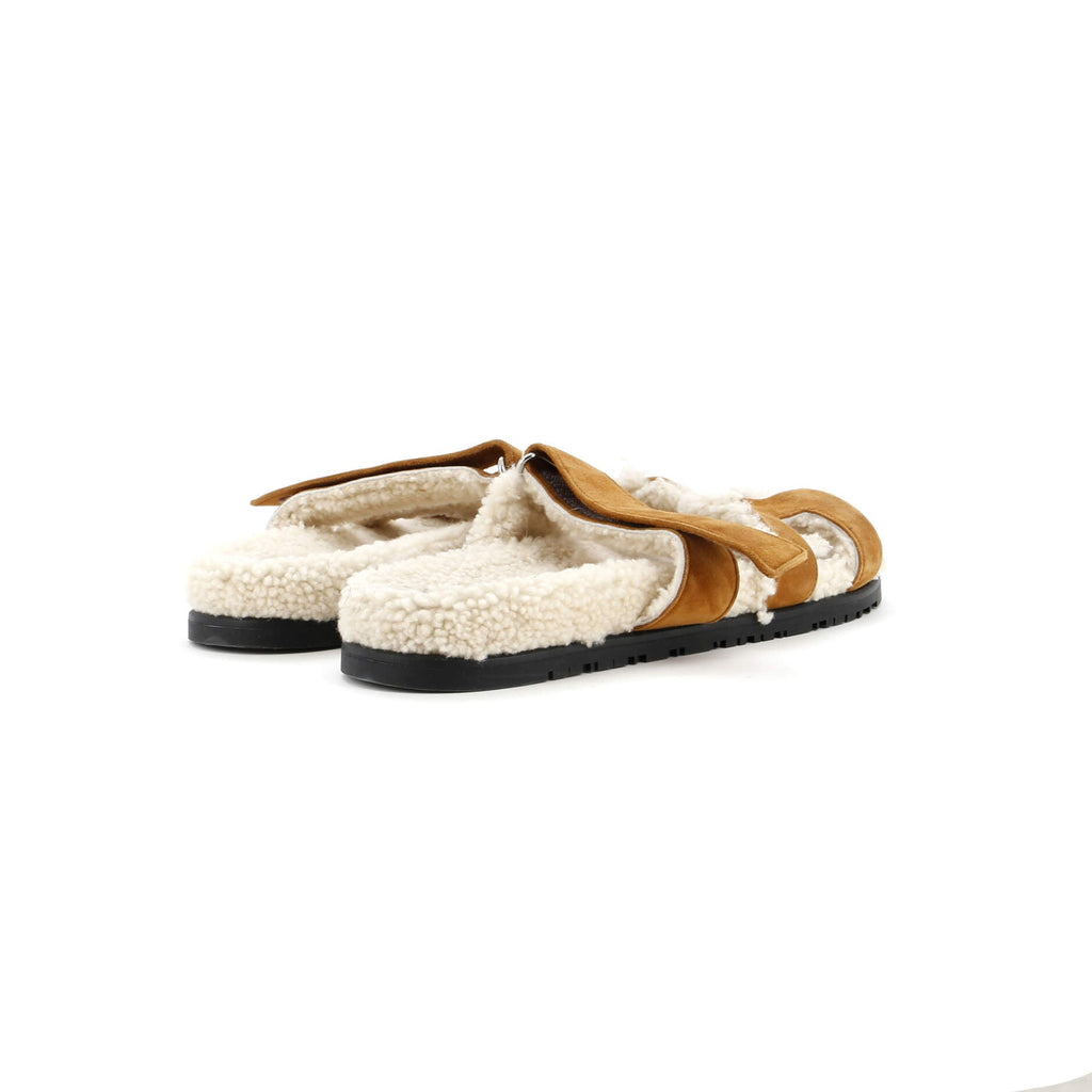Women's Chypre Sandals Suede with Shearling