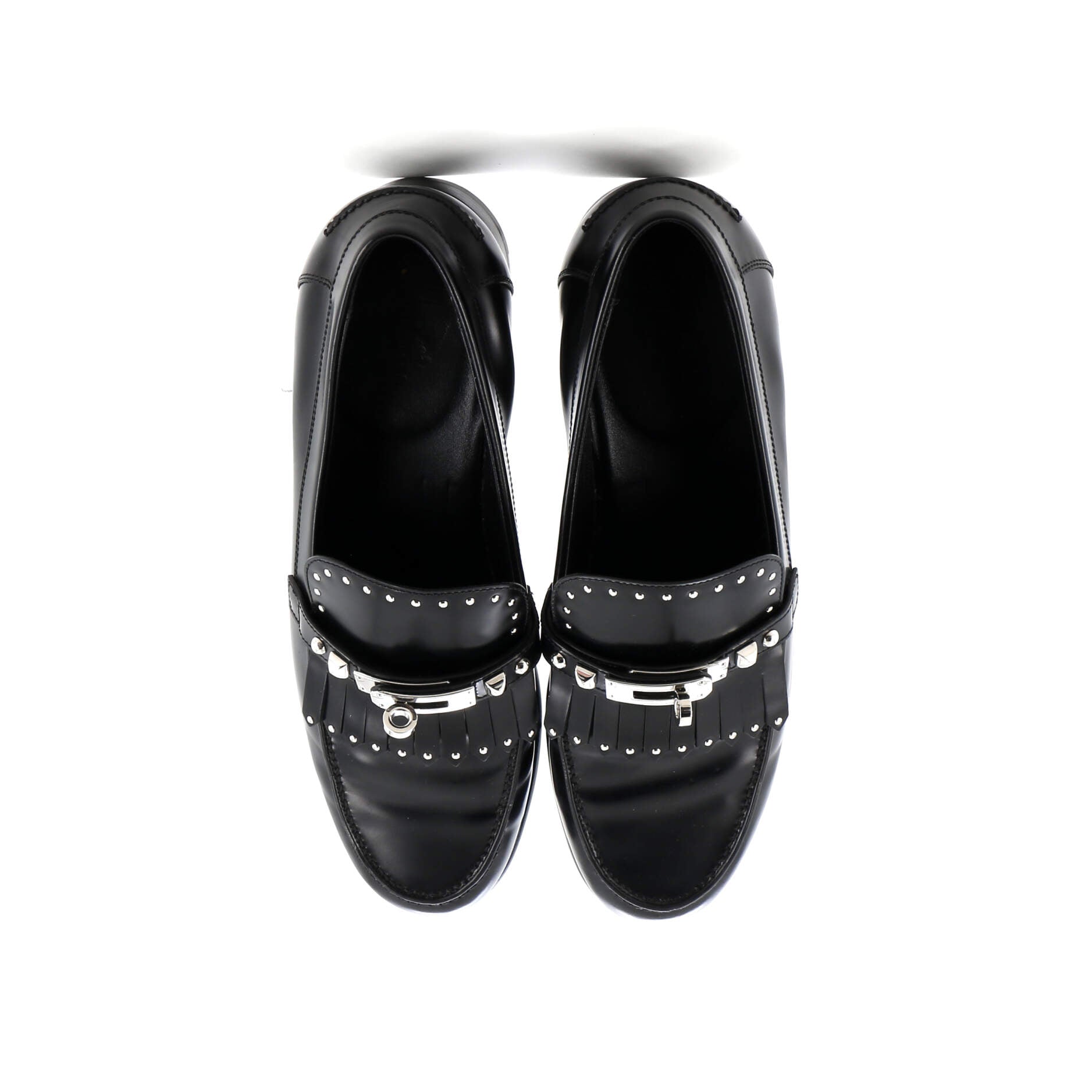 Women's Destin Fringe Loafers Studded Leather