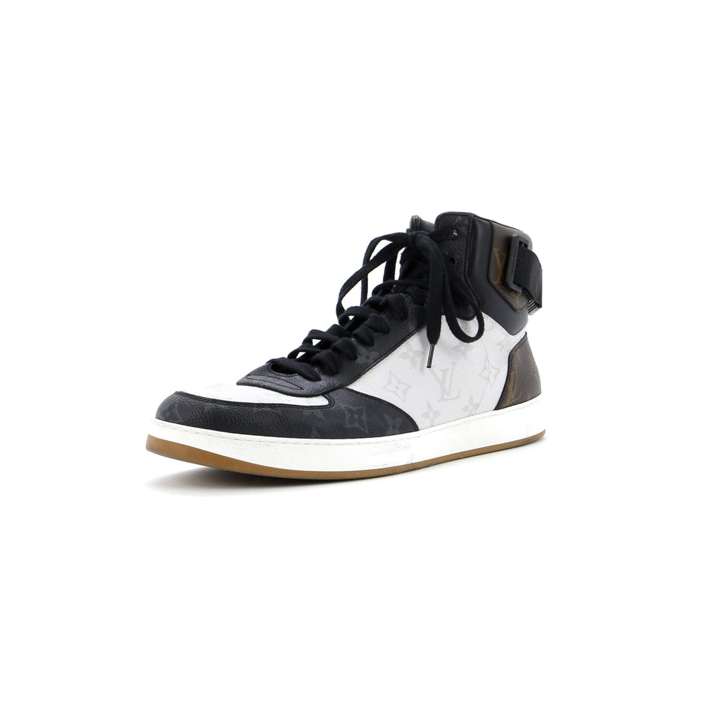 Men's Rivoli Sneaker Boots Monogram Canvas with Leather