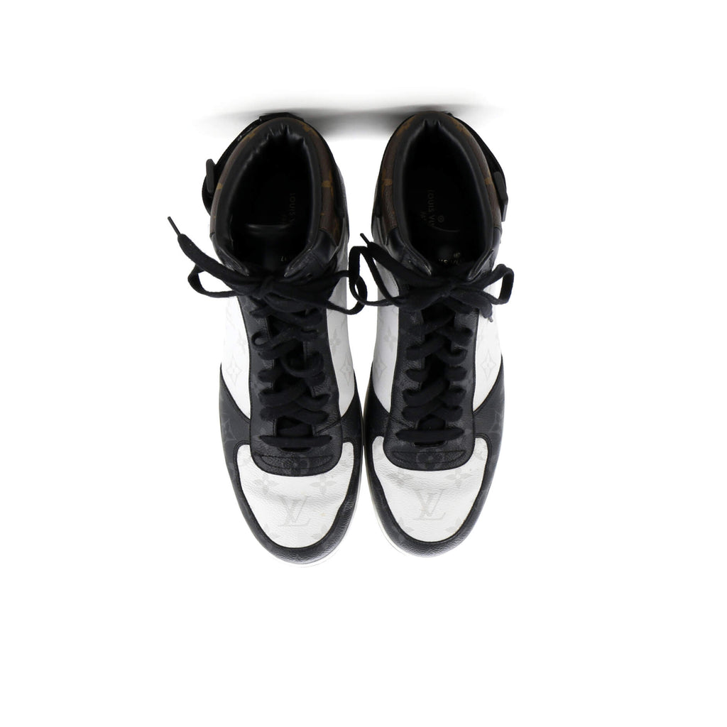 Men's Rivoli Sneaker Boots Monogram Canvas with Leather