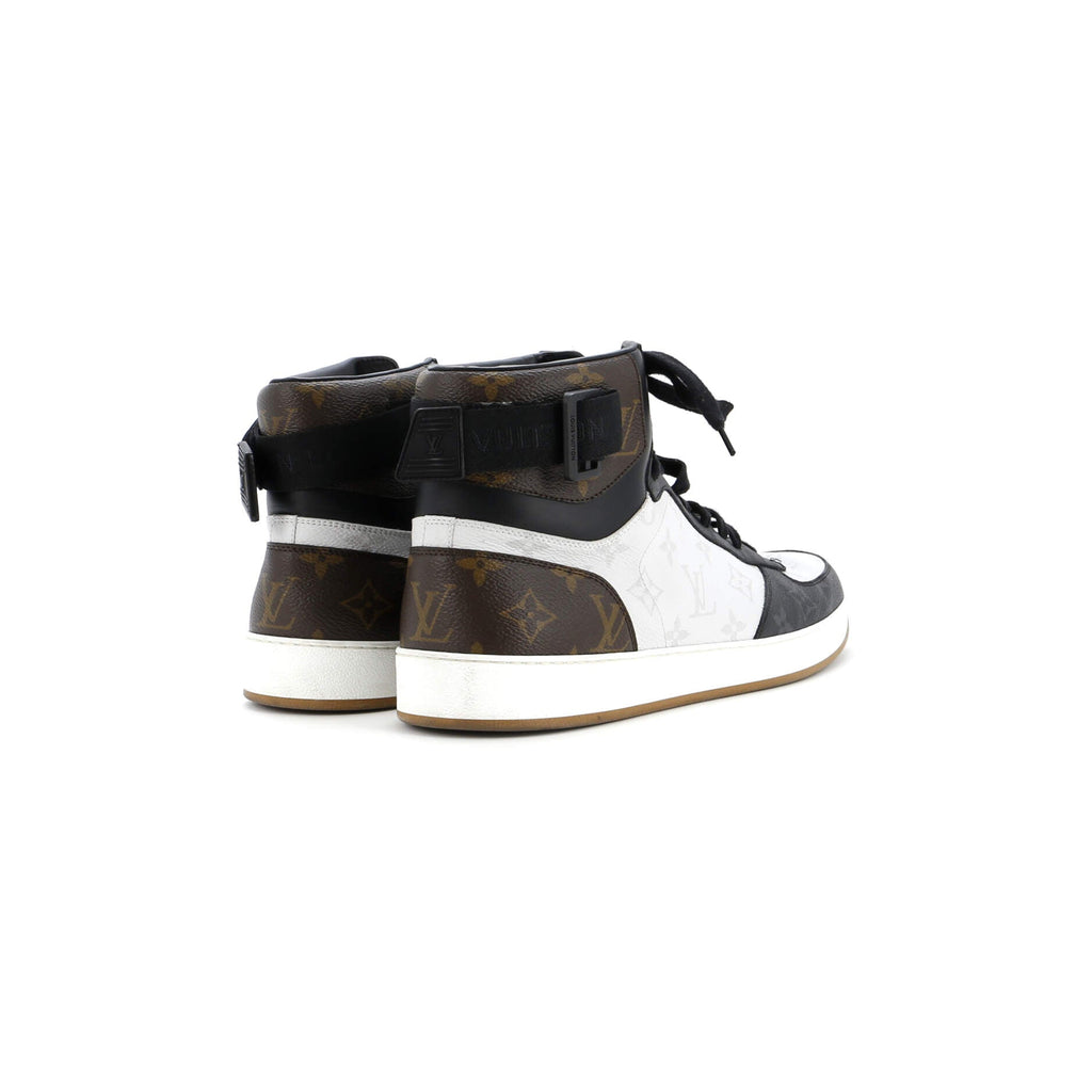 Men's Rivoli Sneaker Boots Monogram Canvas with Leather
