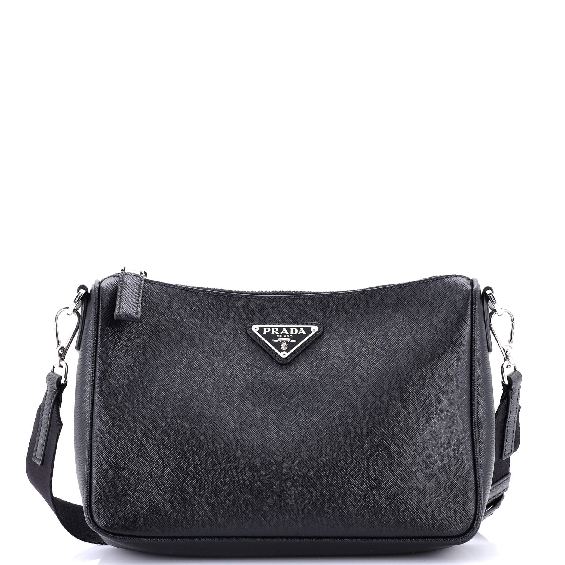 Re-Edition Zip Messenger Bag Saffiano Leather Small