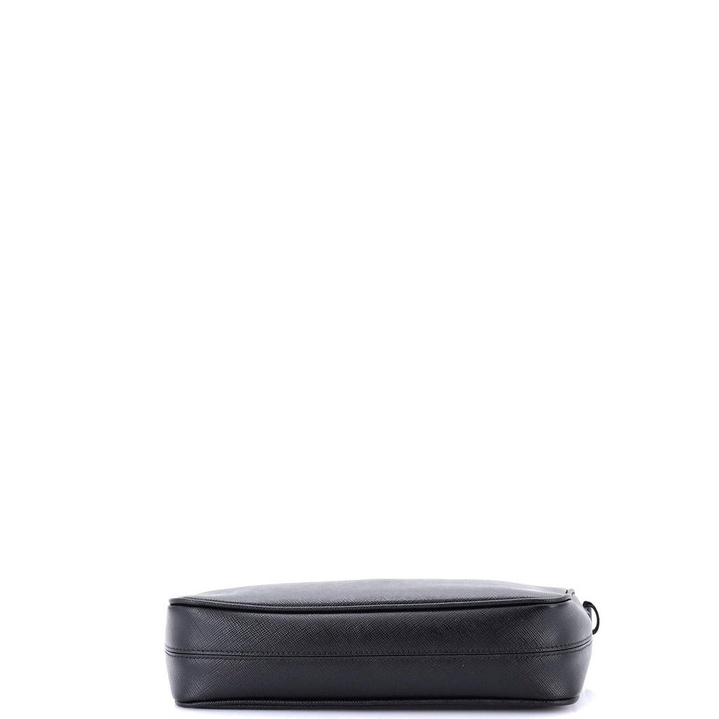 Re-Edition Zip Messenger Bag Saffiano Leather Small