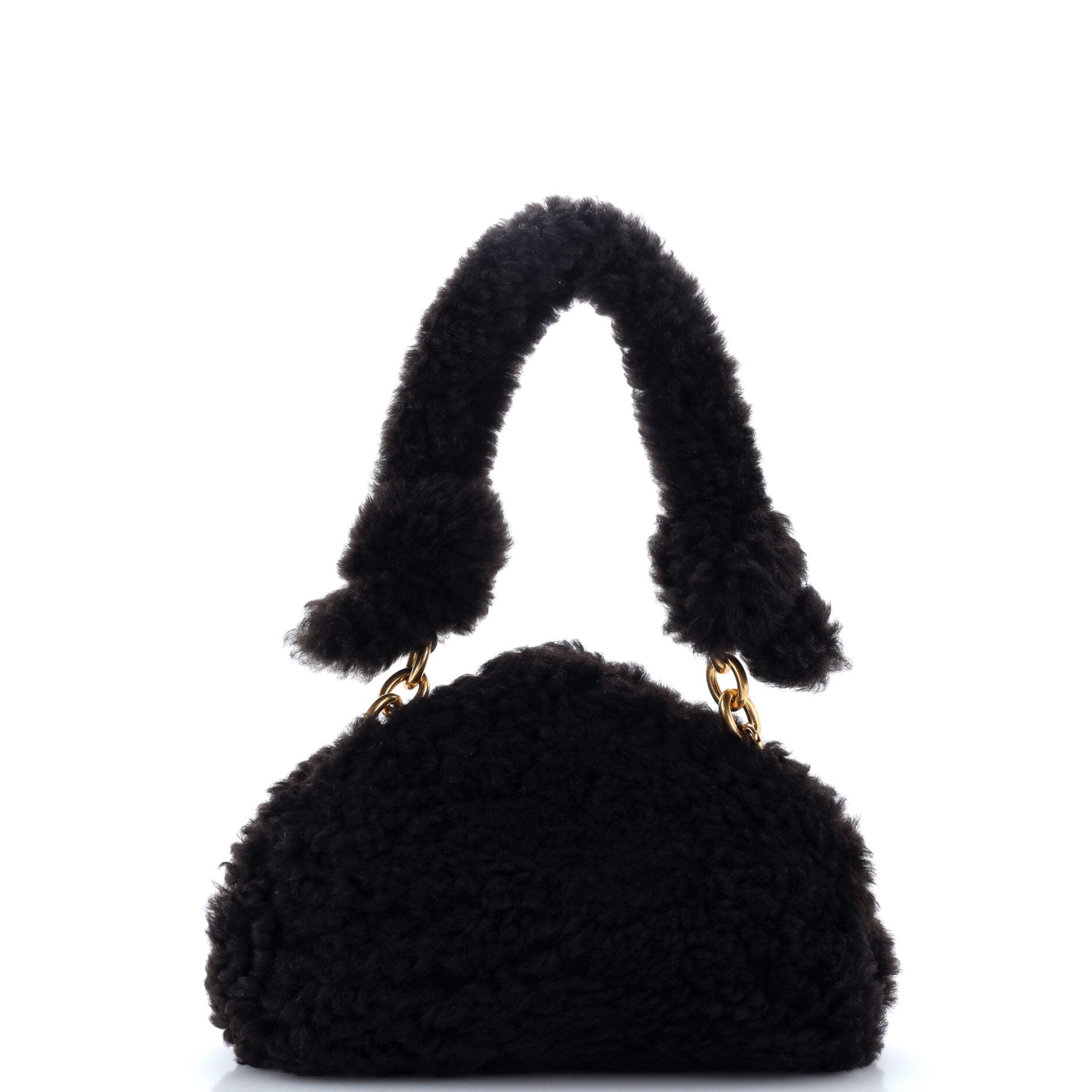 Tip Clutch Shearling