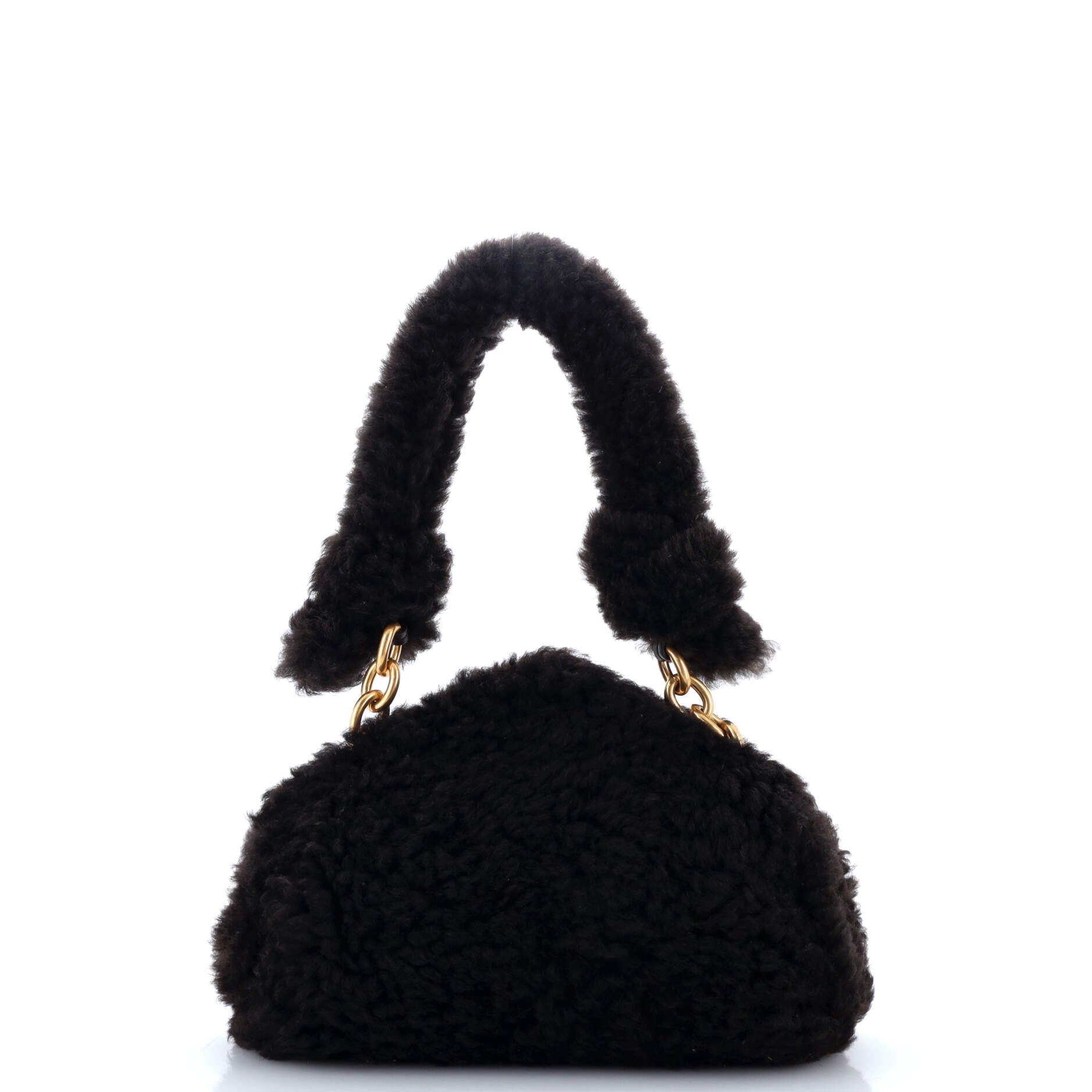 Tip Clutch Shearling