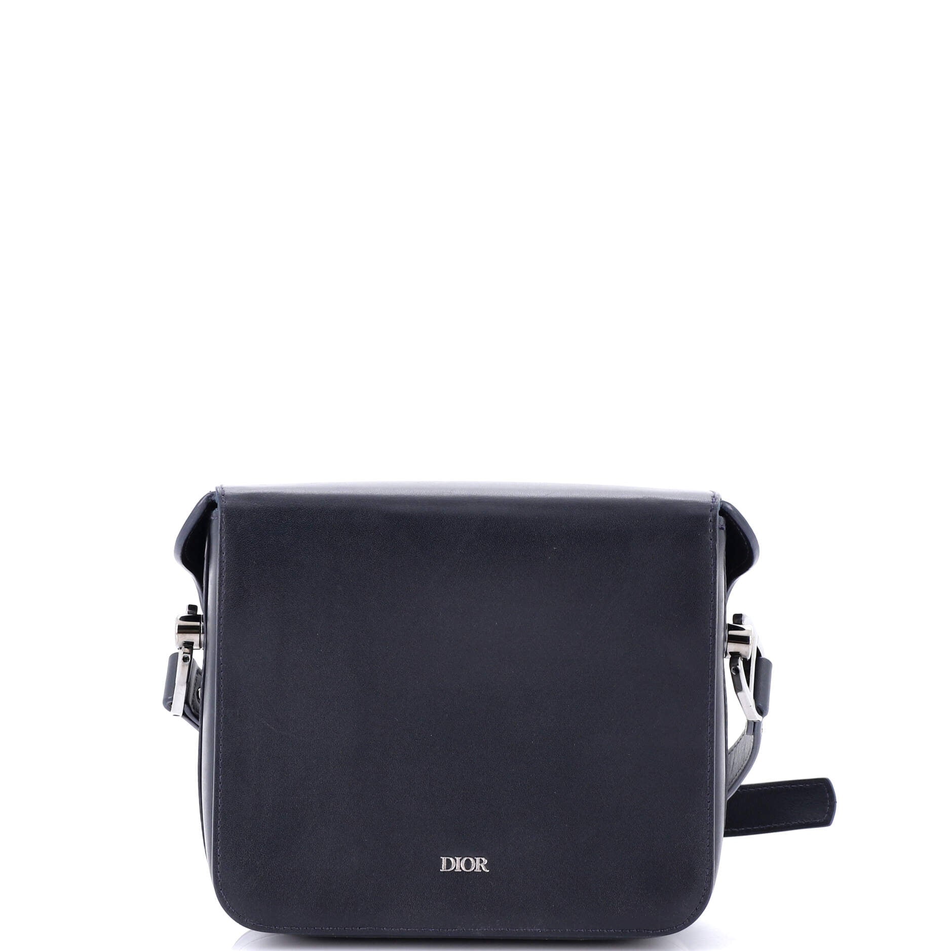 Boxy Messenger Bag Leather