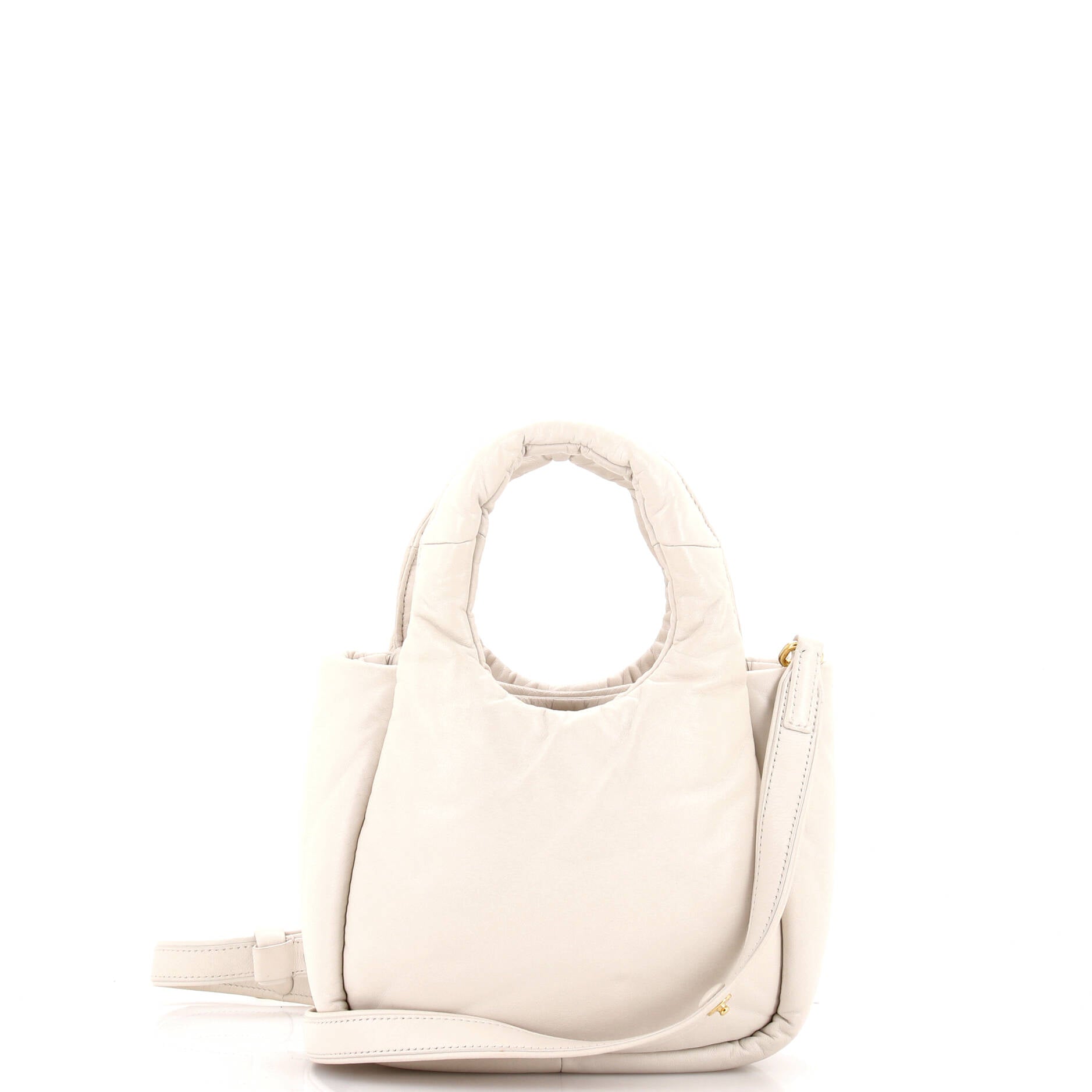 Padded Soft Tote Leather Mini