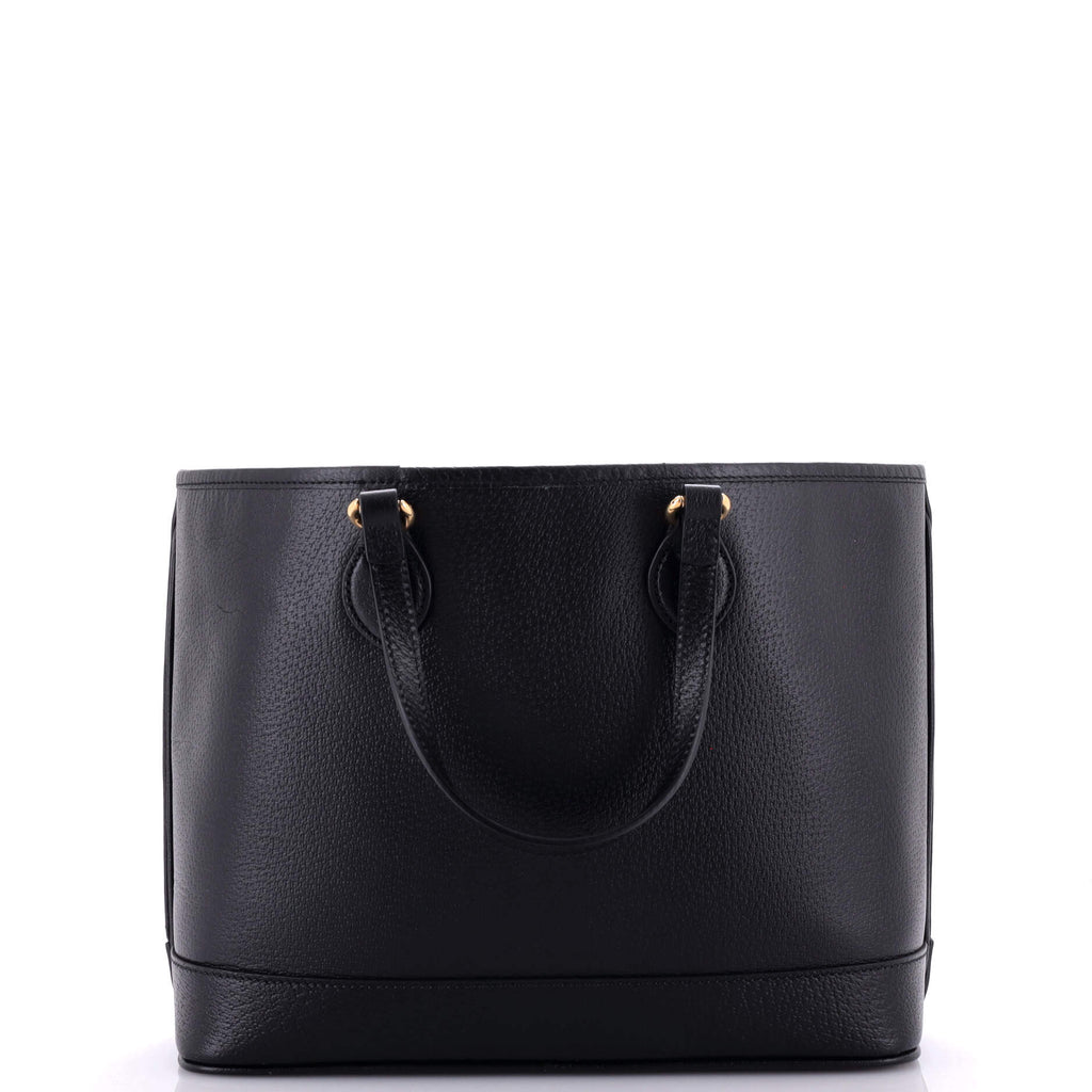 Ophidia Top Handle Shopping Tote Leather Small