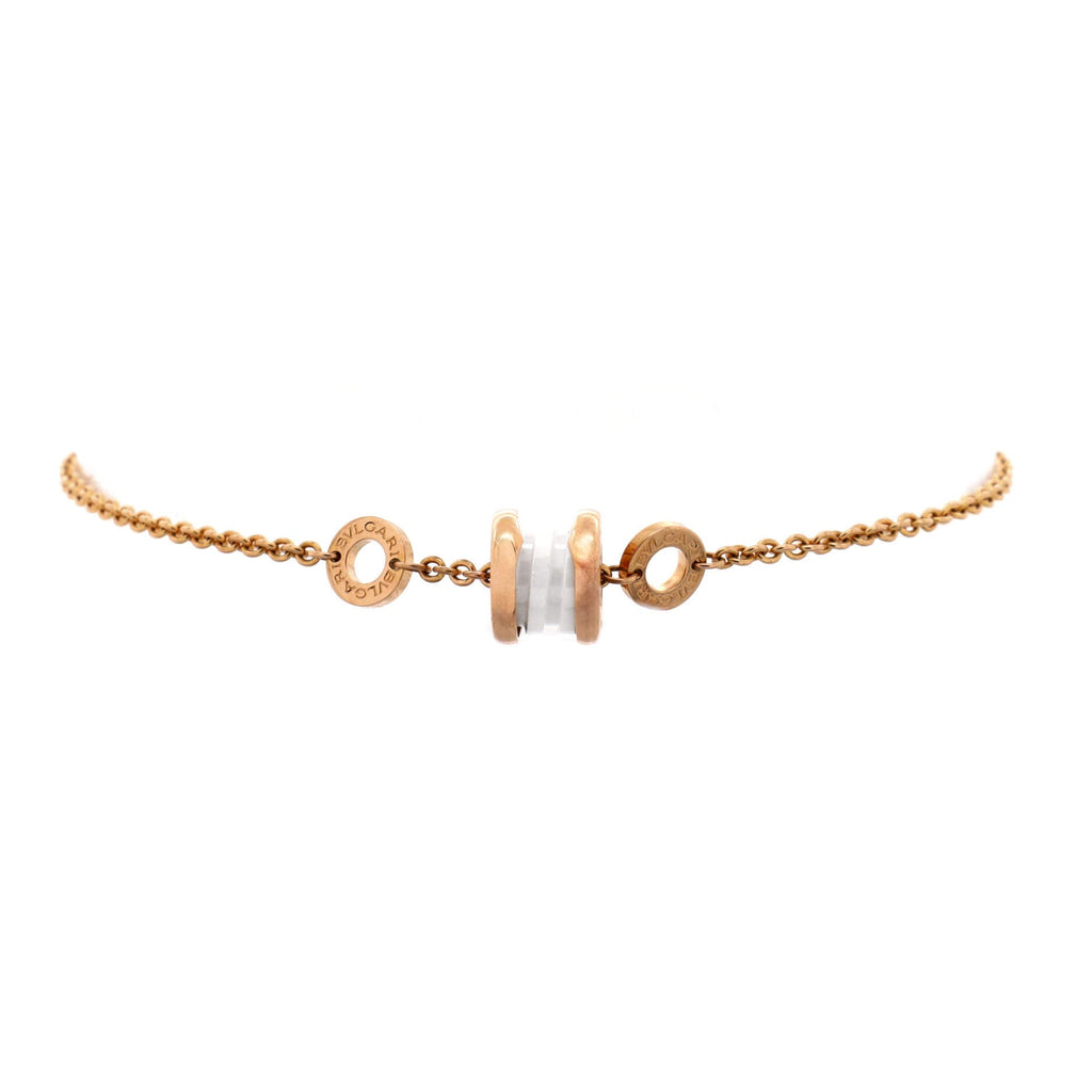 B.Zero1 Soft Bracelet 18K Rose Gold with Ceramic