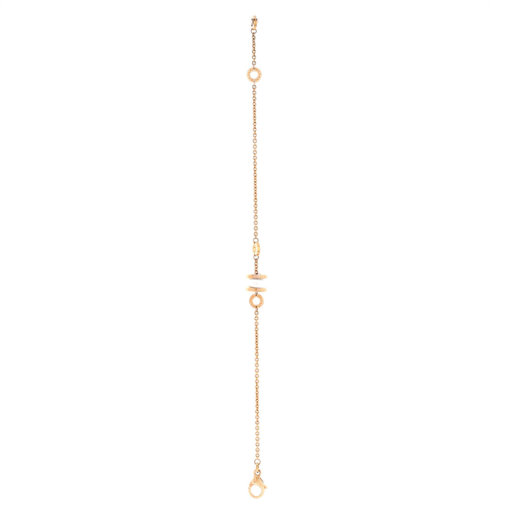 B.Zero1 Soft Bracelet 18K Rose Gold with Ceramic