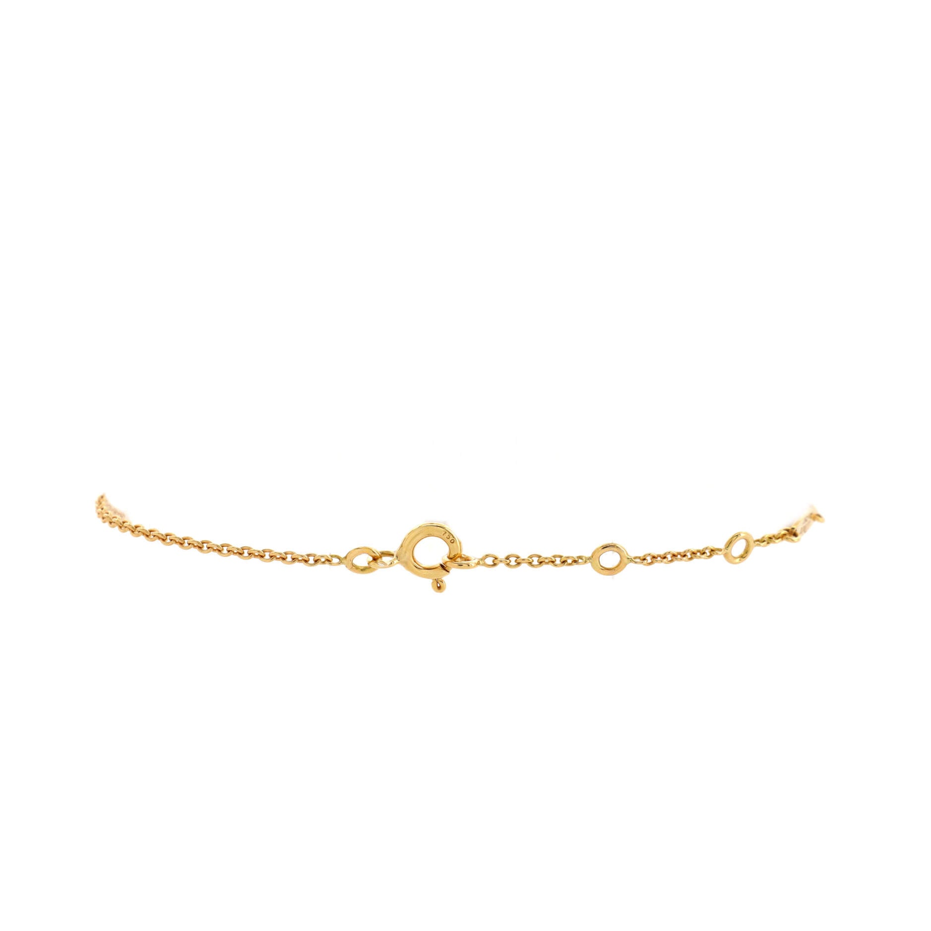 Rose des Vents Bracelet 18K Yellow Gold and Pave Diamonds