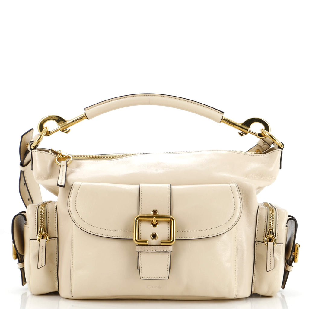 Camera Shoulder Bag Leather Medium