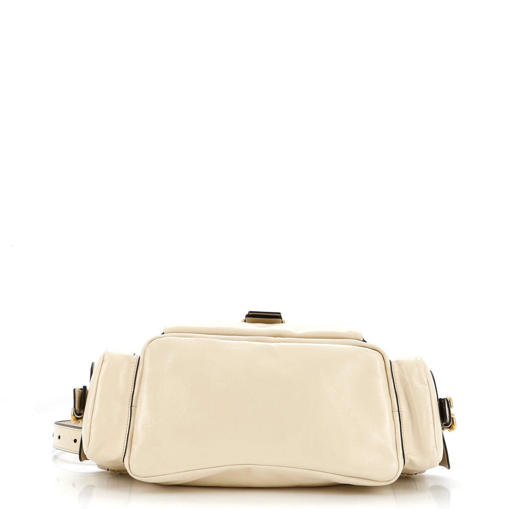 Camera Shoulder Bag Leather Medium