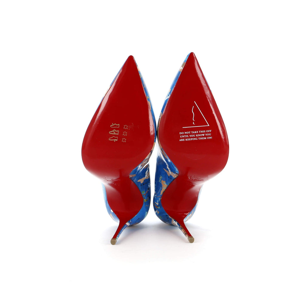 Women's Hot Chick Pumps Printed Patent 100