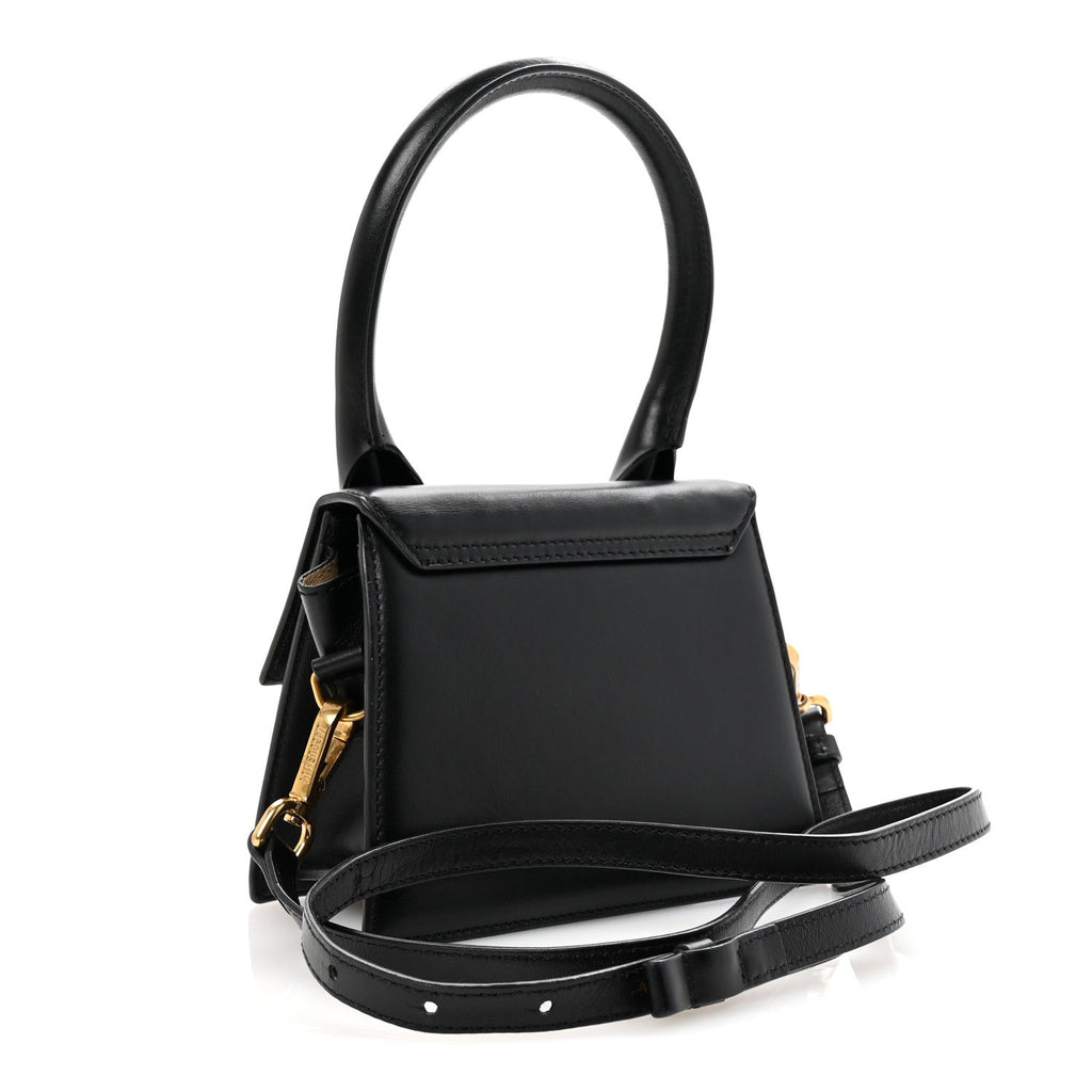 Smooth Calfskin Le Chiquito Moyen Black