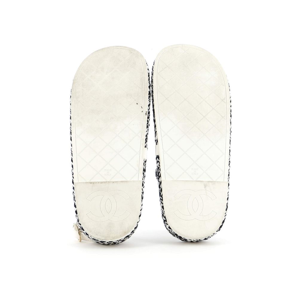 Women's CC Chain Sandals Braided Cord