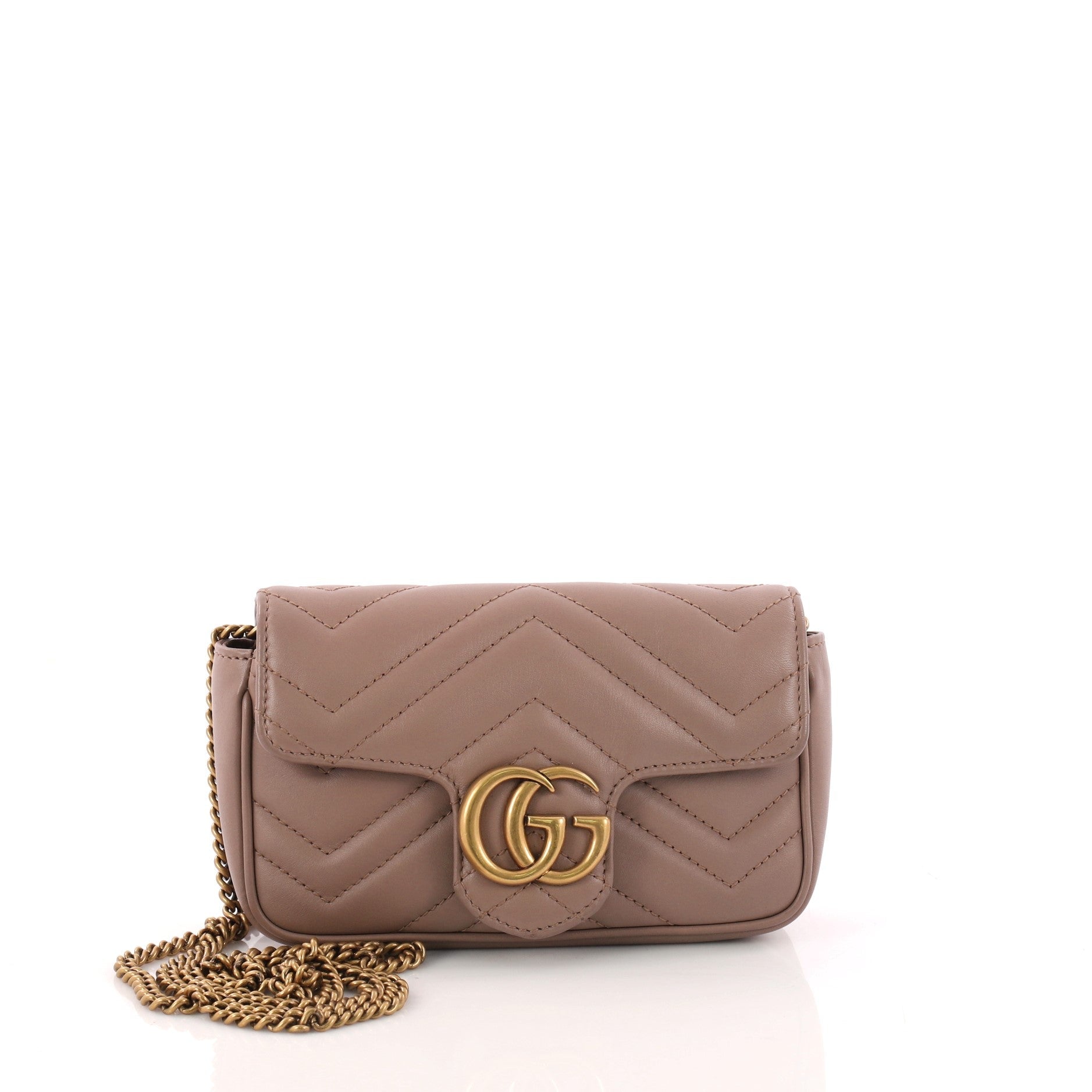 GG Marmont Flap Bag Matelasse Leather Super Mini