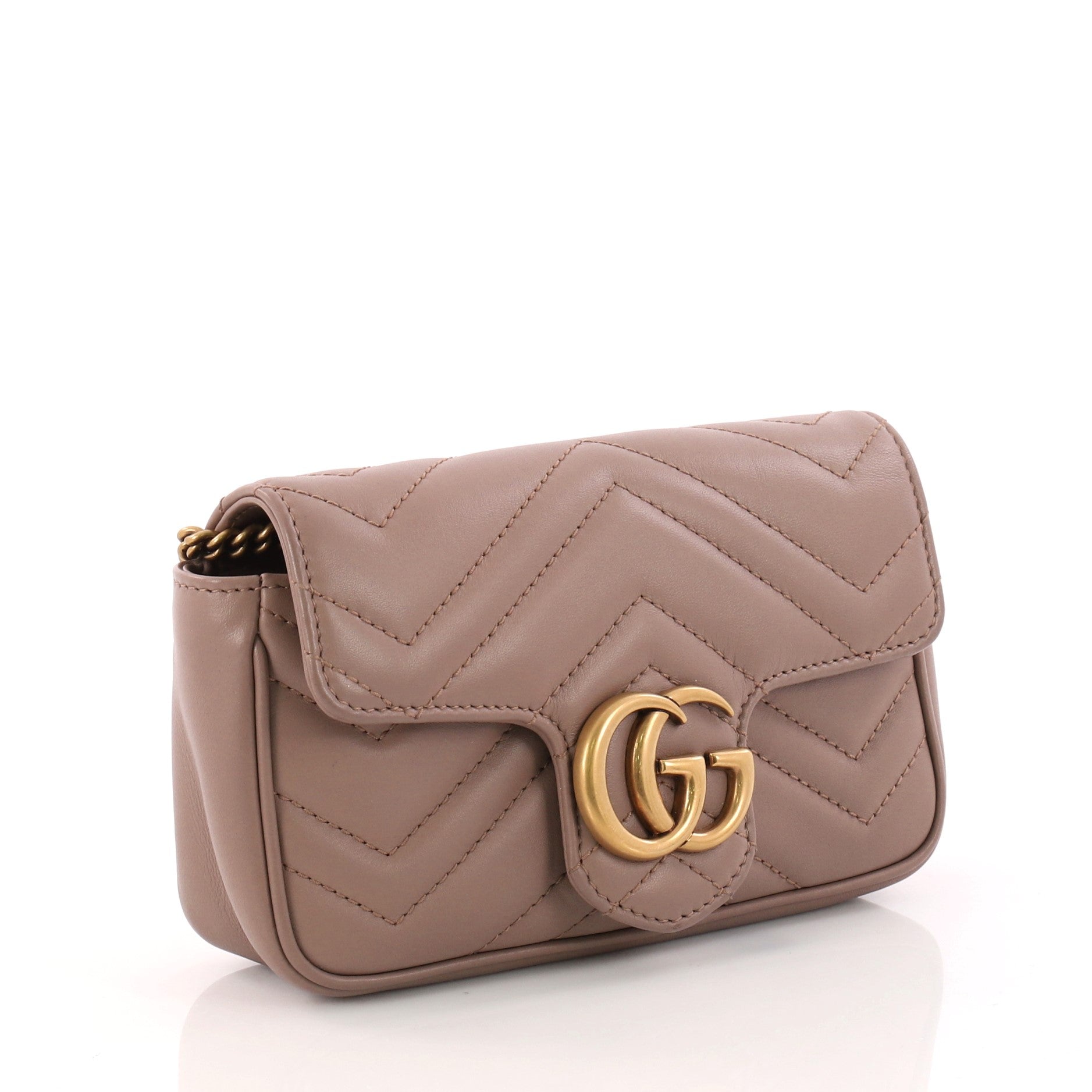 GG Marmont Flap Bag Matelasse Leather Super Mini