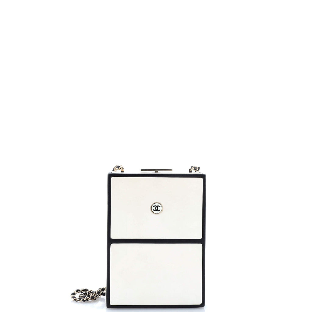 No.5 Perfume Box Evening Clutch Leather