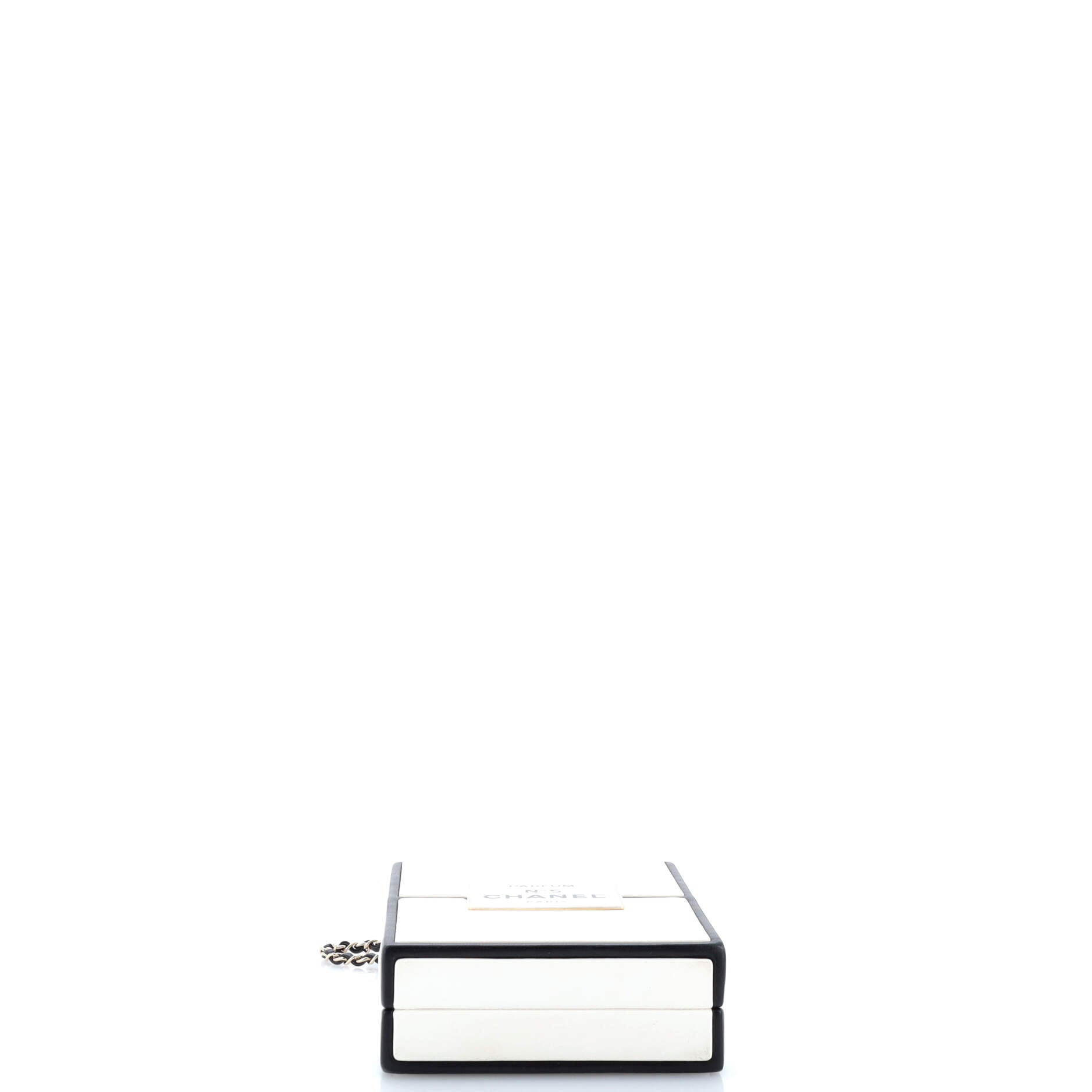 No.5 Perfume Box Evening Clutch Leather