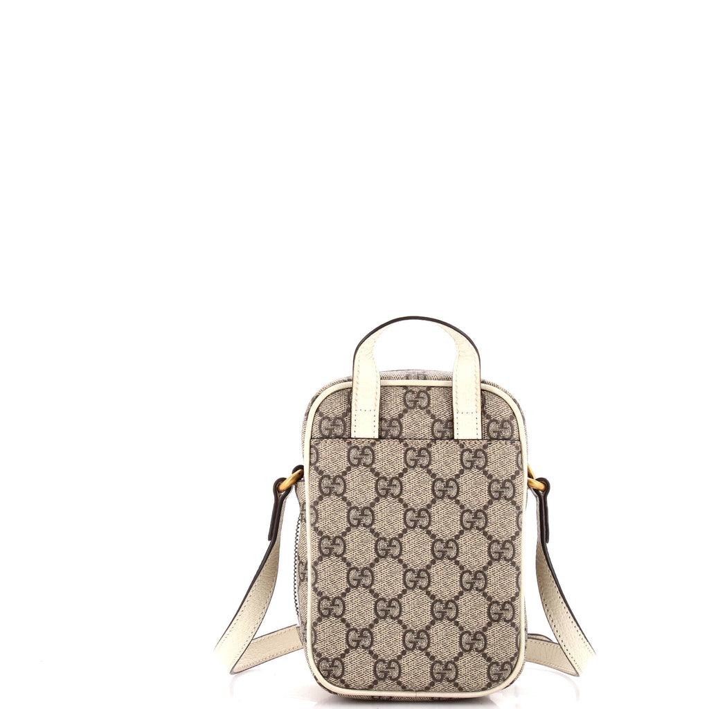 Ophidia Top Handle Crossbody Bag GG Coated Canvas Mini