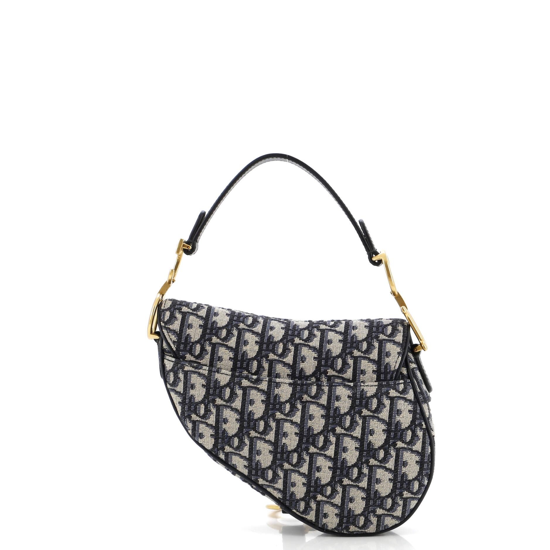 Saddle Handbag Oblique Canvas Mini