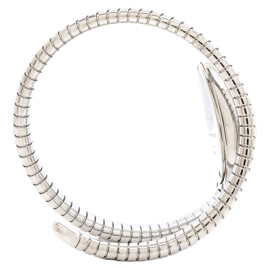 Serpenti Tubogas Single Spiral Quartz Watch Stainless Steel 23
