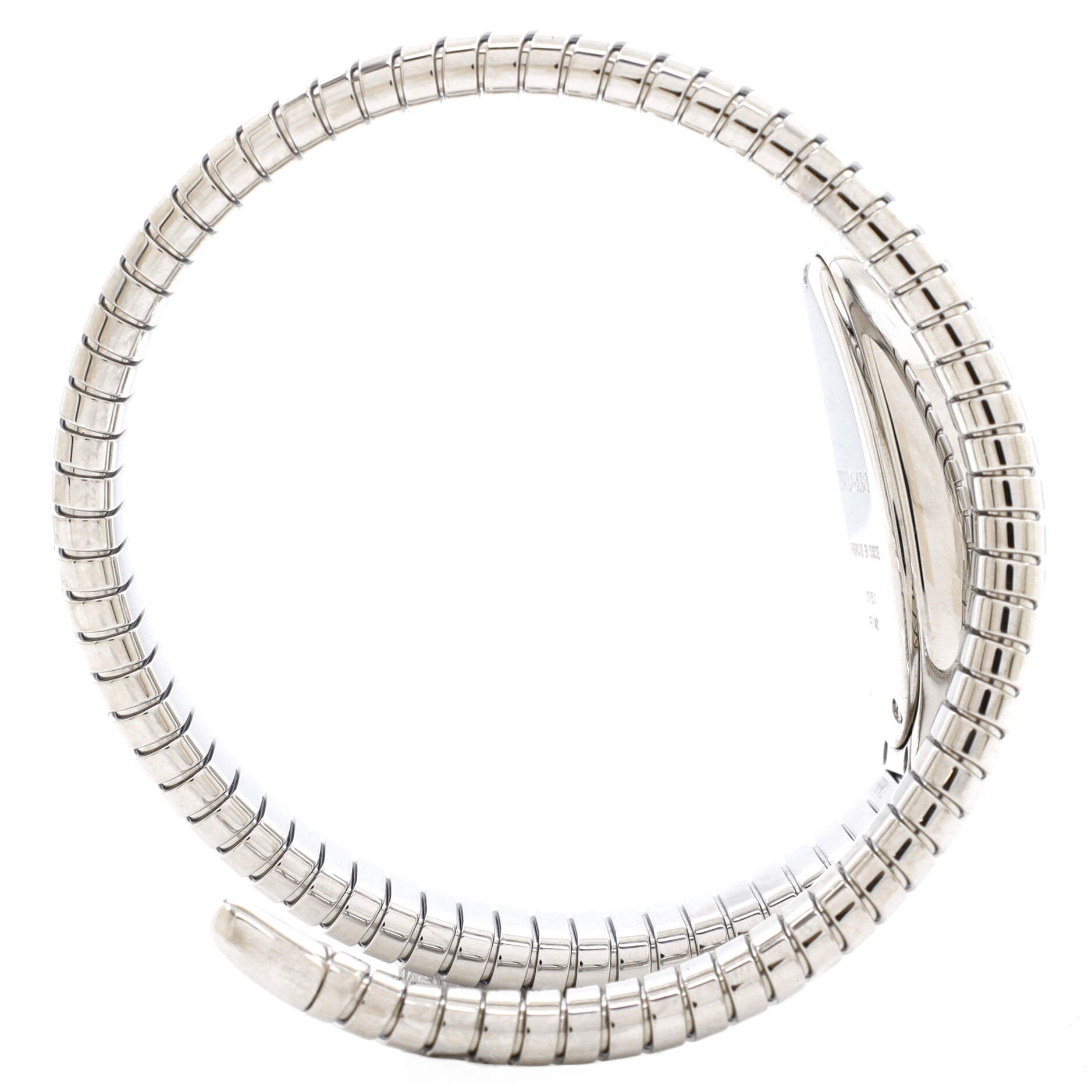 Serpenti Tubogas Single Spiral Quartz Watch Stainless Steel 23