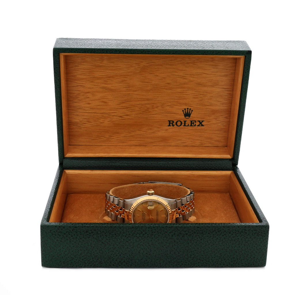 Oyster Perpetual Datejust Automatic Watch Stainless Steel and Yellow Gold 31