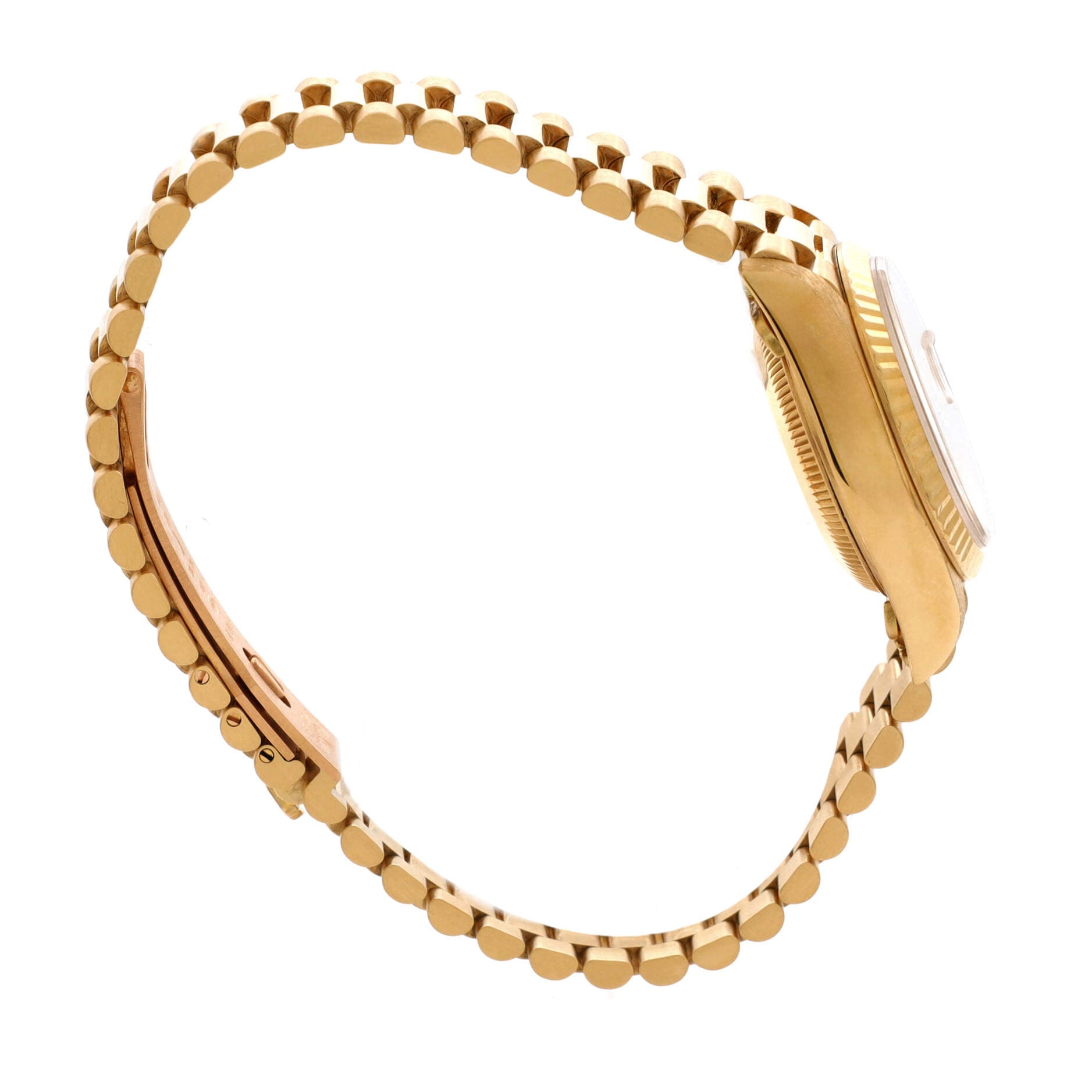 Oyster Perpetual Datejust Automatic Watch Yellow Gold with Diamond Markers 26