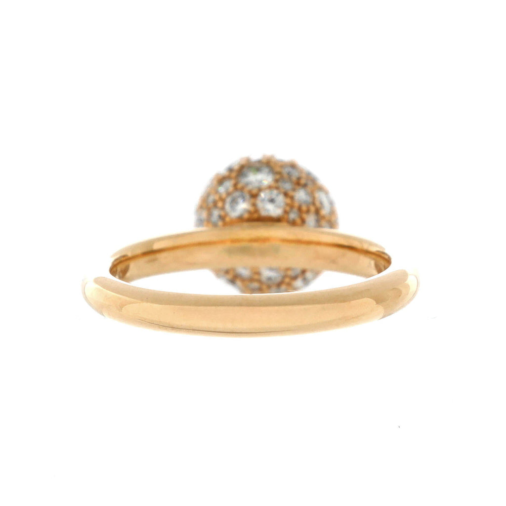 HardWear Ball Ring 18K Rose Gold and Diamonds 8mm