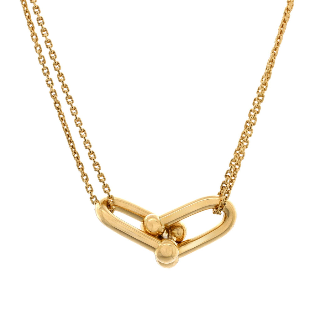 HardWear Double Link Pendant Necklace 18K Yellow Gold