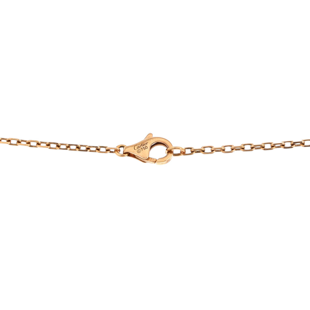Trinity Pendant Necklace 18K Tricolor Gold and Diamonds