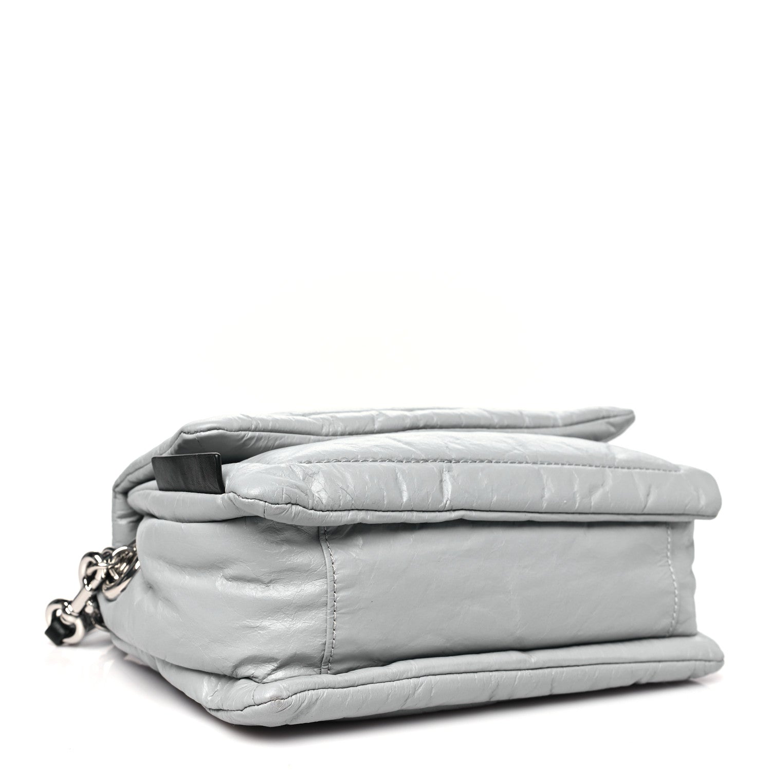 Lambskin The Pillow Bag Light Grey