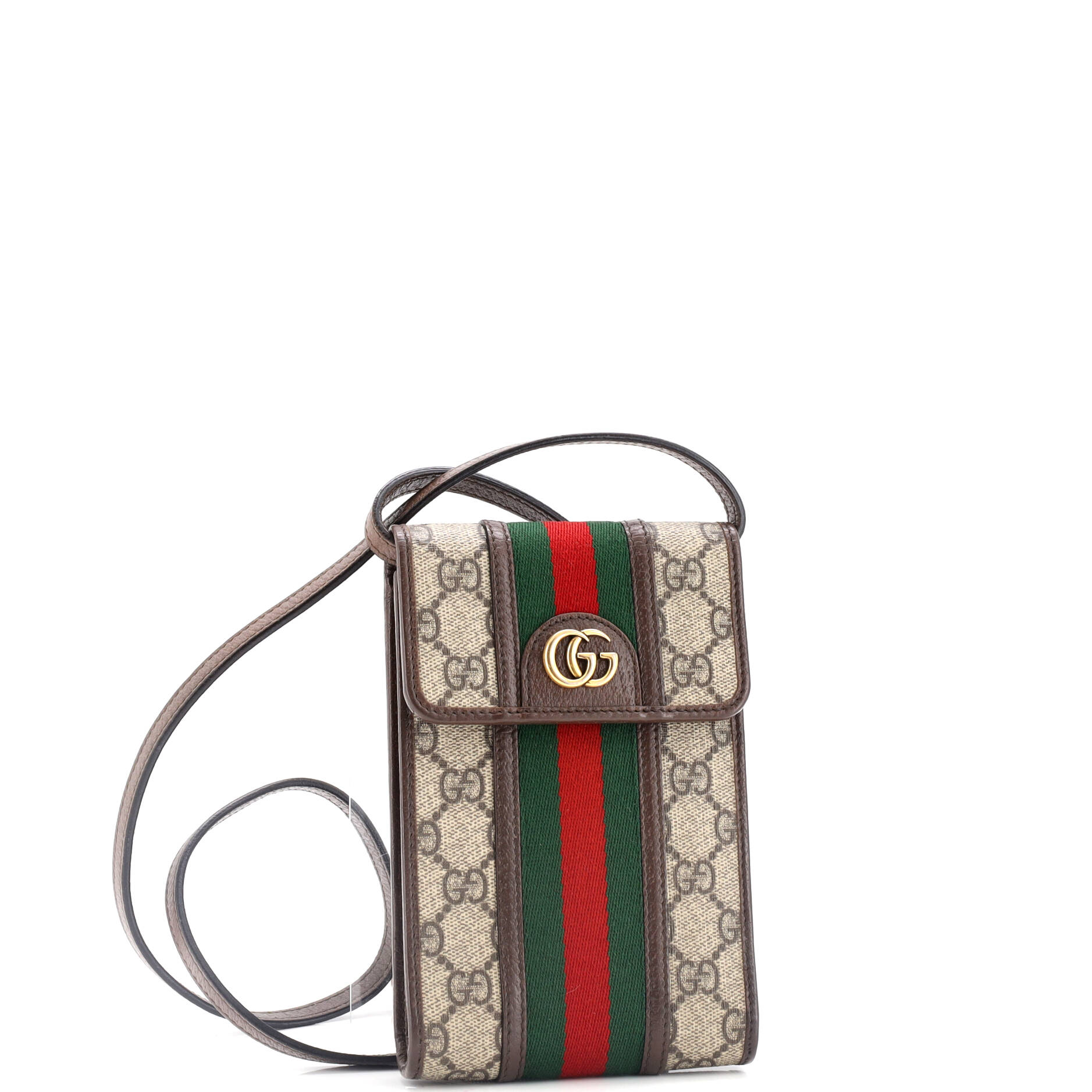 Ophidia Vertical Flap Crossbody Bag GG Coated Canvas Mini