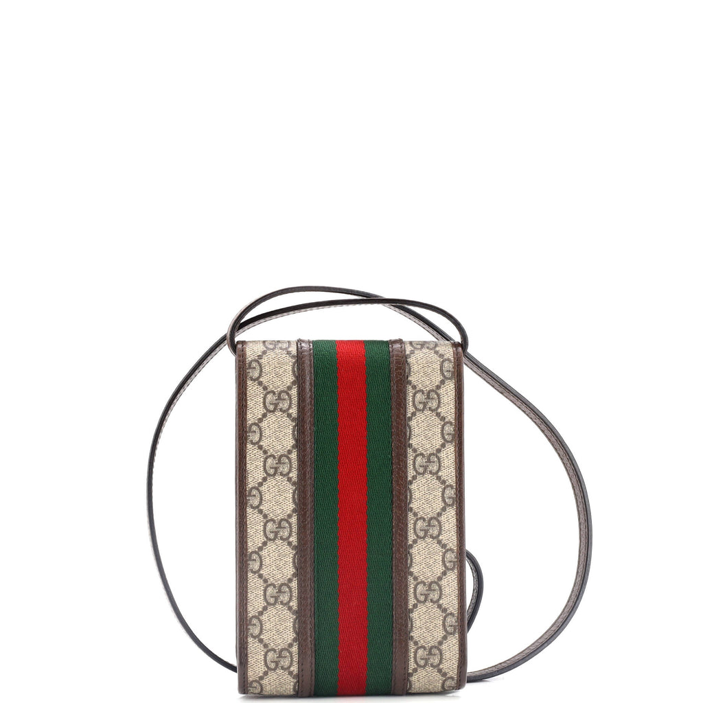 Ophidia Vertical Flap Crossbody Bag GG Coated Canvas Mini
