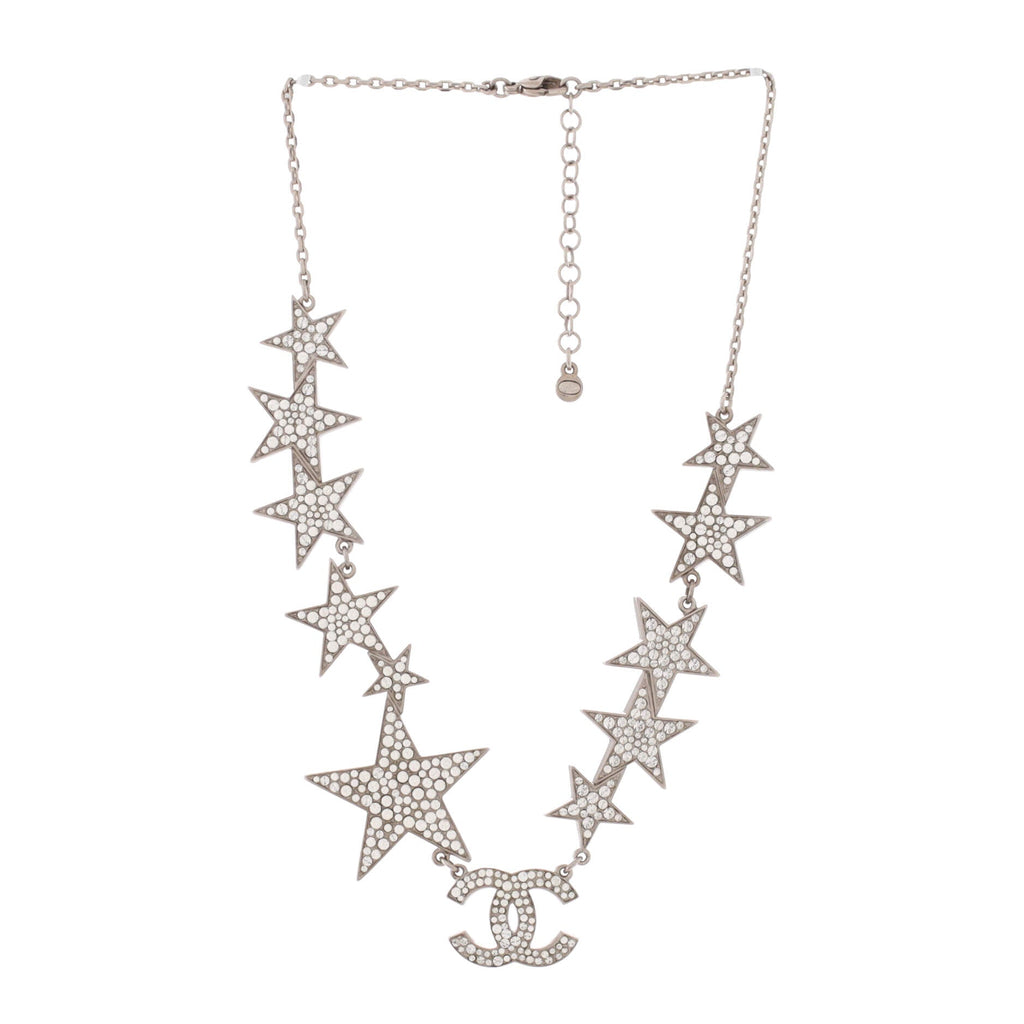 CC Stars Necklace Metal with Crystals
