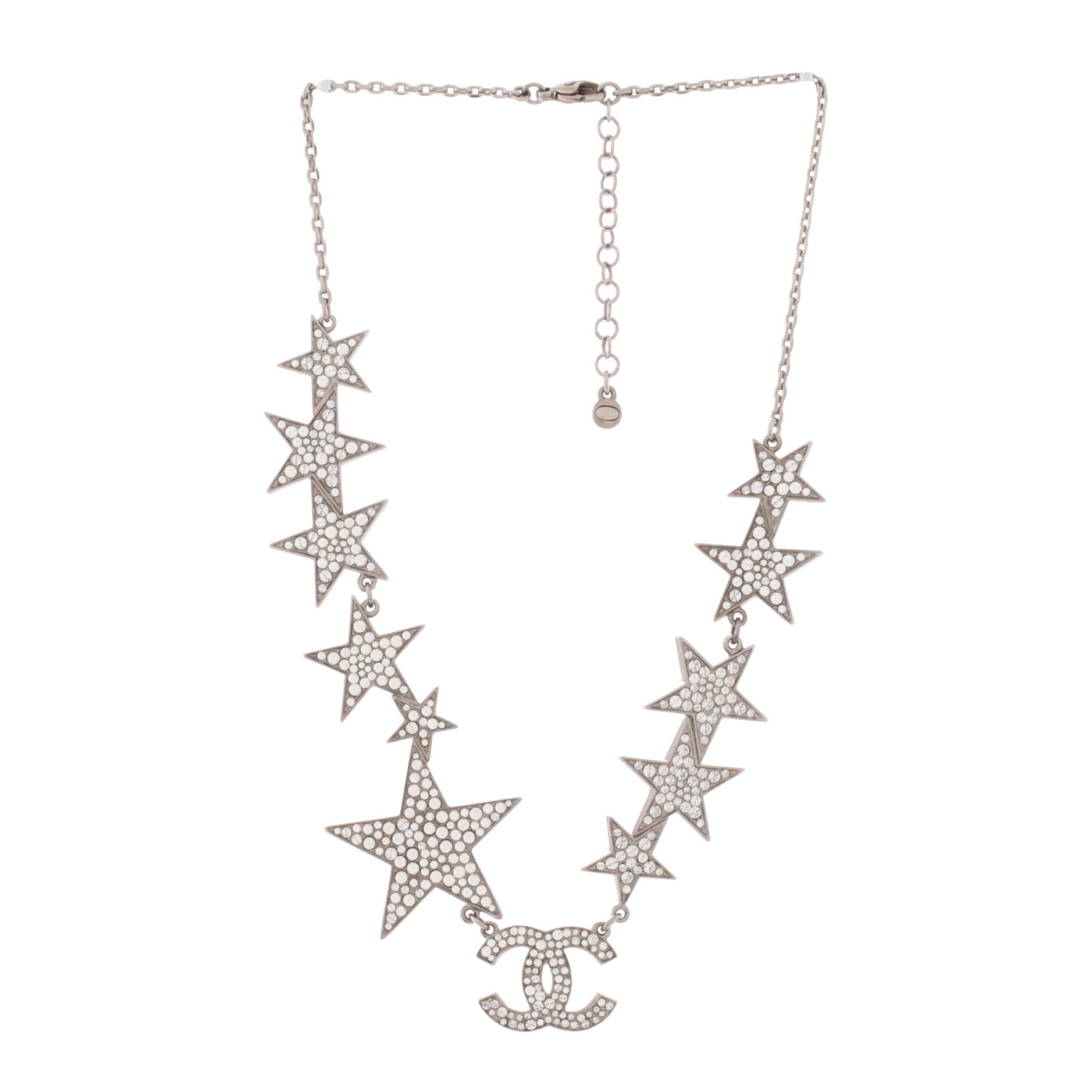 CC Stars Necklace Metal with Crystals