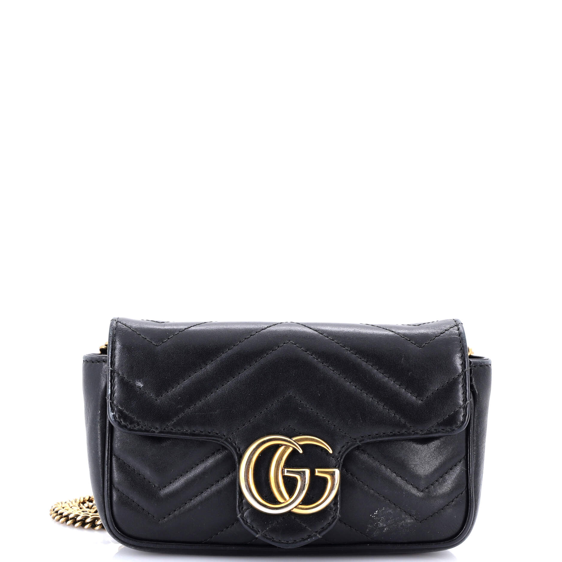 GG Marmont Flap Bag Matelasse Leather Super Mini