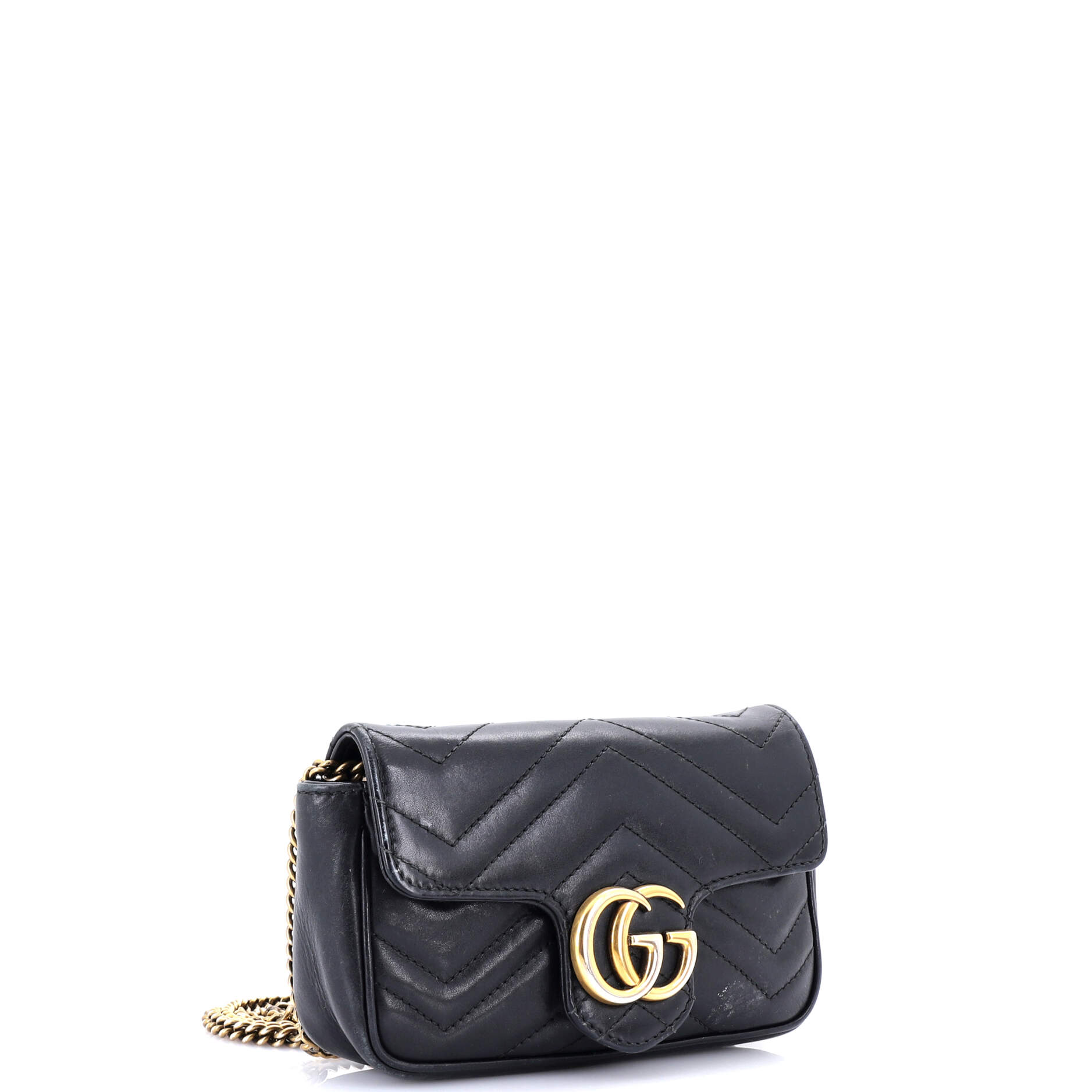 GG Marmont Flap Bag Matelasse Leather Super Mini