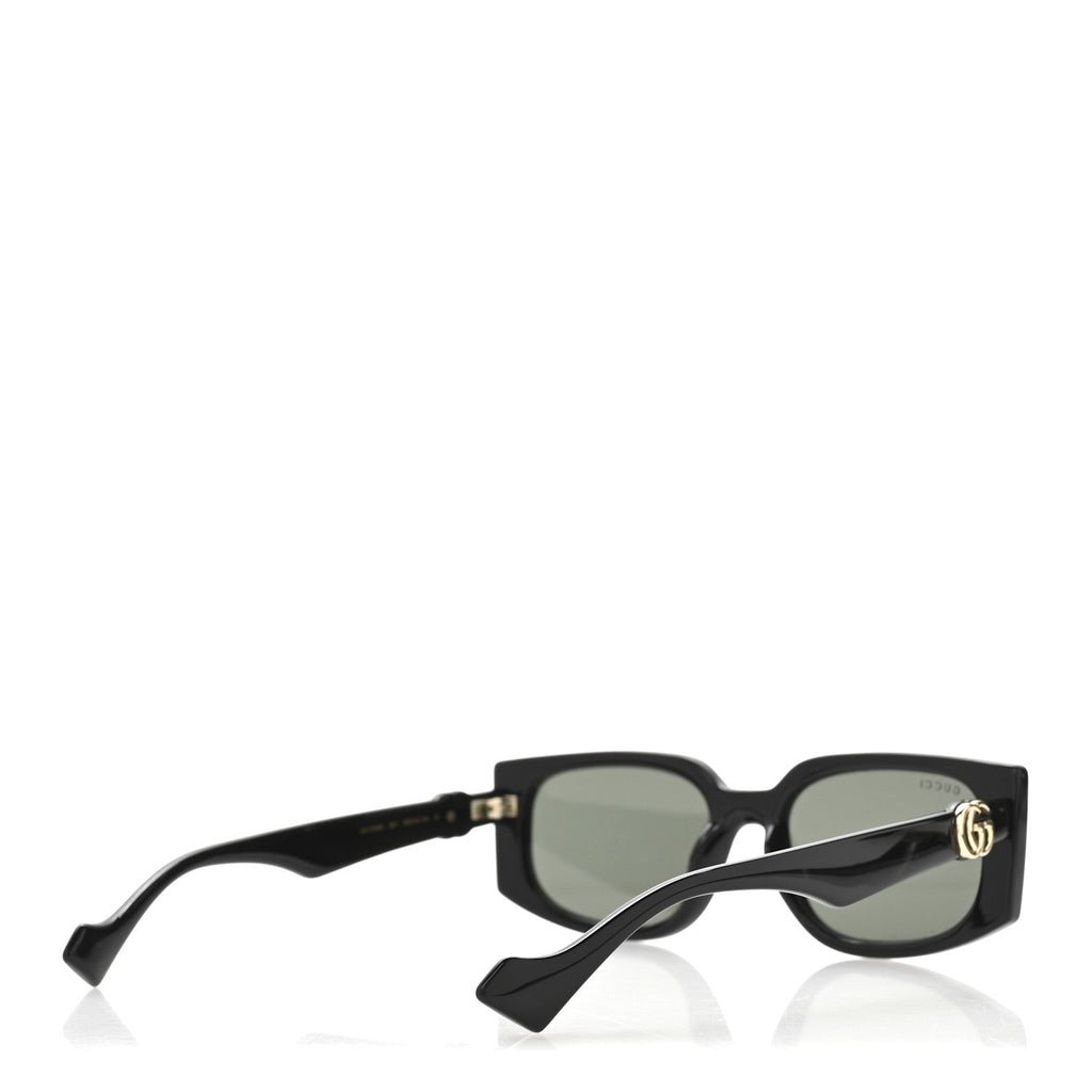 Acetate Rectangle Frame Sunglasses GG1534S Black